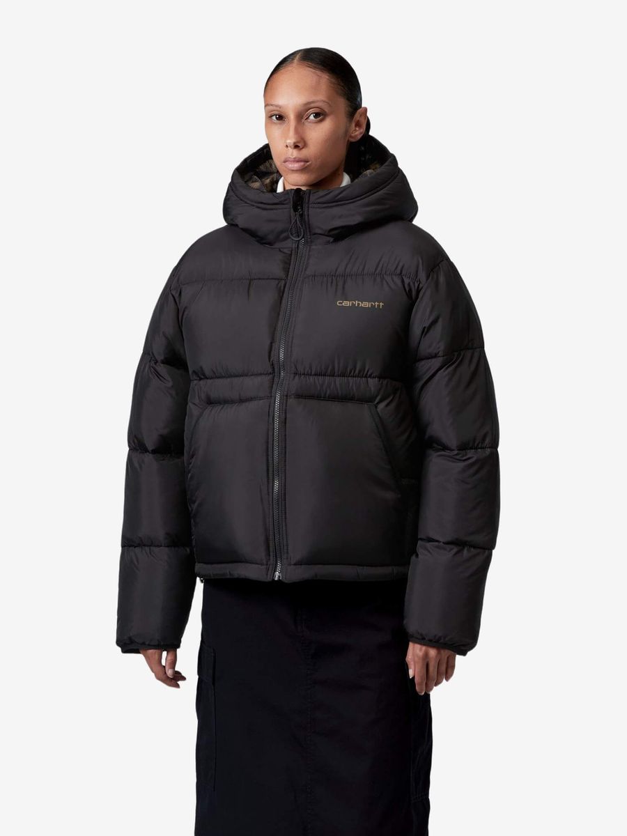 CARHARTT WIP — Куртка W' Toronto Jacket Black/Wild Dog Print