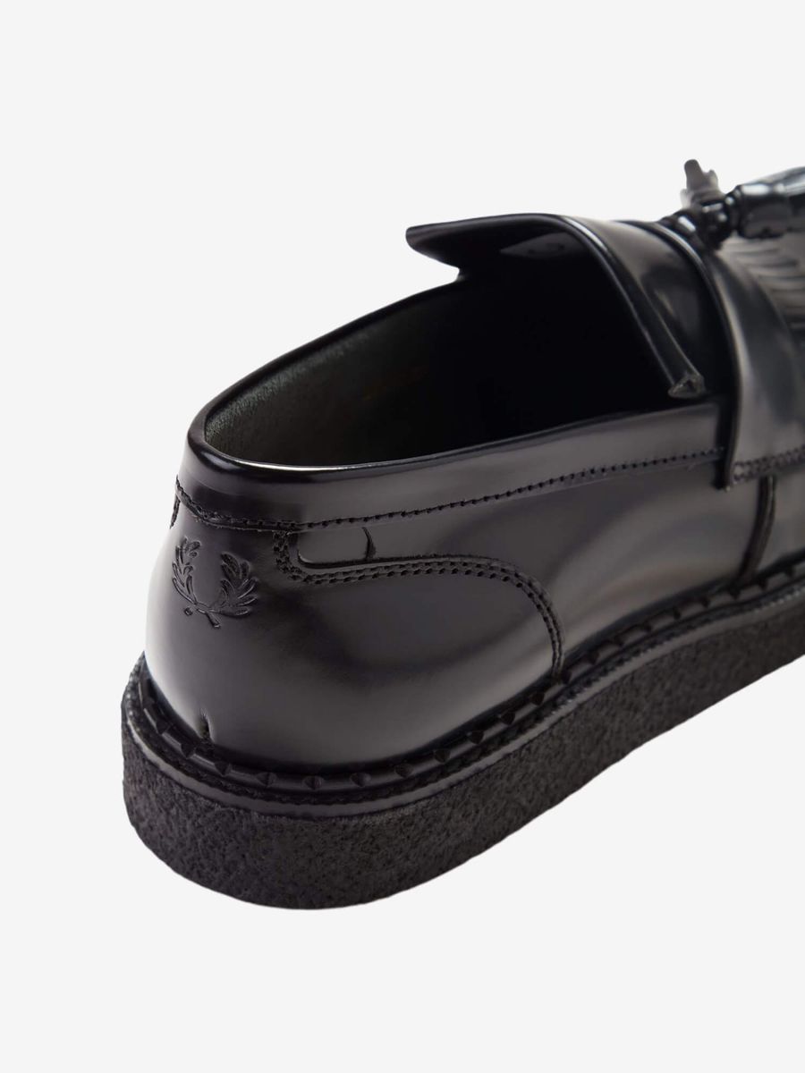 FRED PERRY — Туфли Leather Tassel Loafer Black