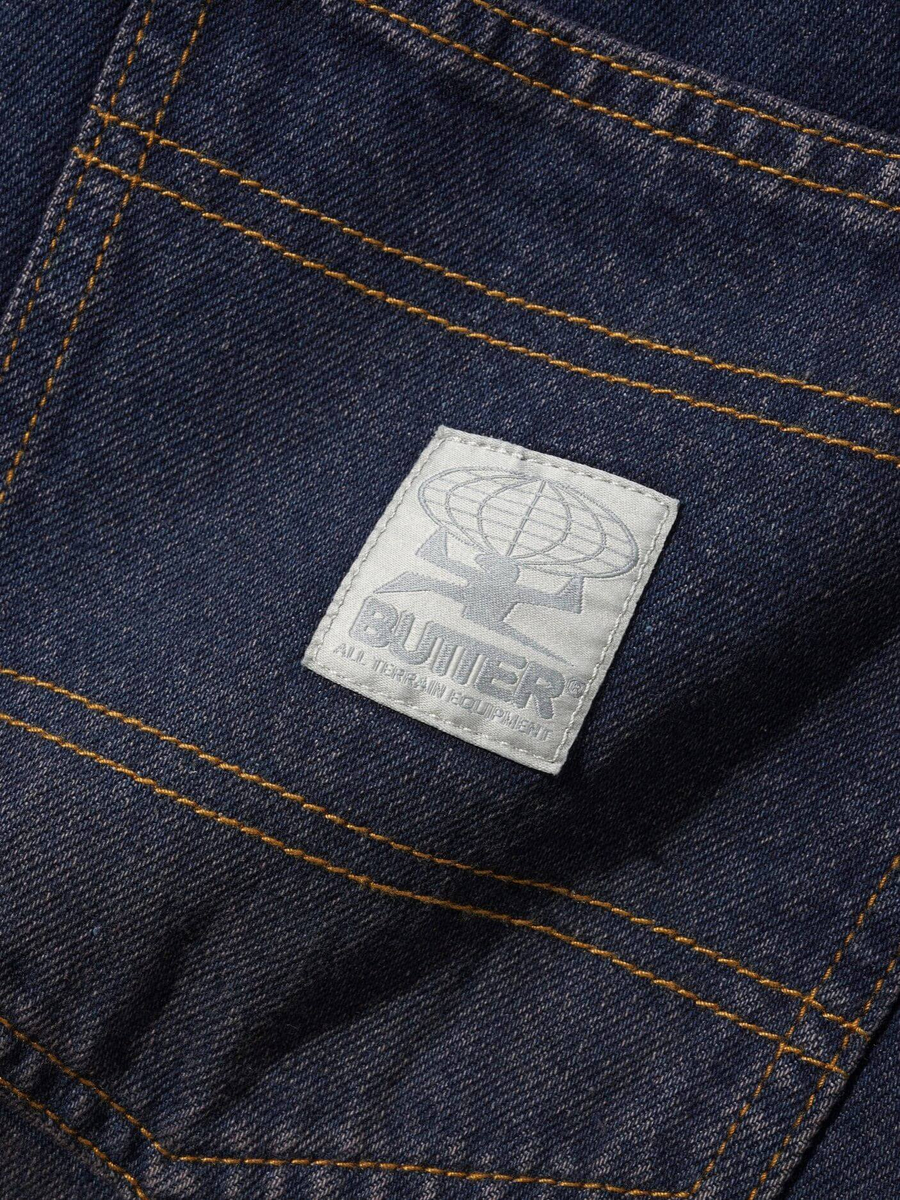 BUTTER GOODS — Джинсы Wide Cut Denim Jeans Tinted Dark Indigo