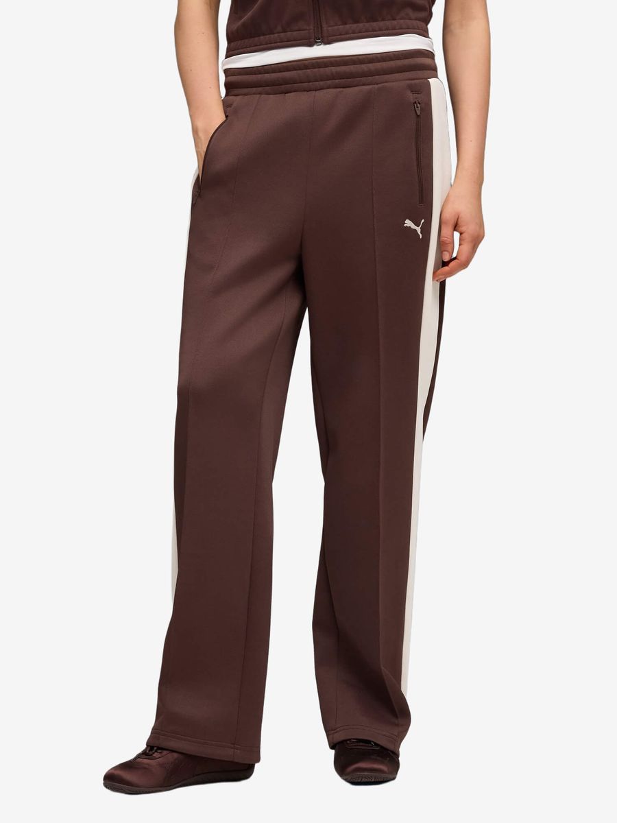 PUMA — Штаны T7 Always ON Straight Track Pants Chocolate Brown