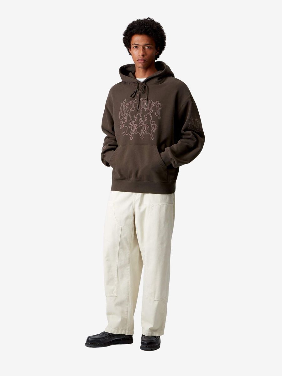 CARHARTT WIP — Худи Hooded Hackwork Sweat Vitola/Glassy Pink