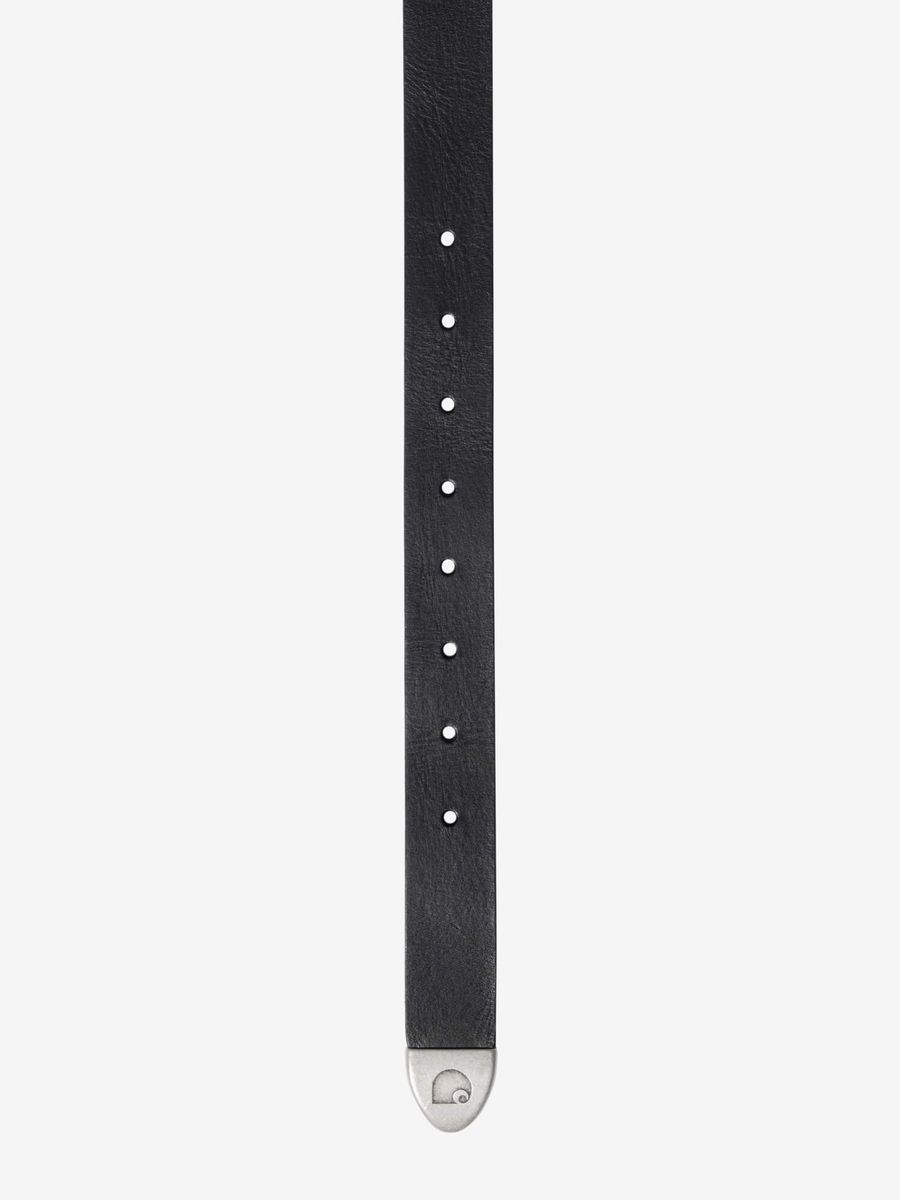 CARHARTT WIP — Ремень Juke Leather Black/Gun Metal