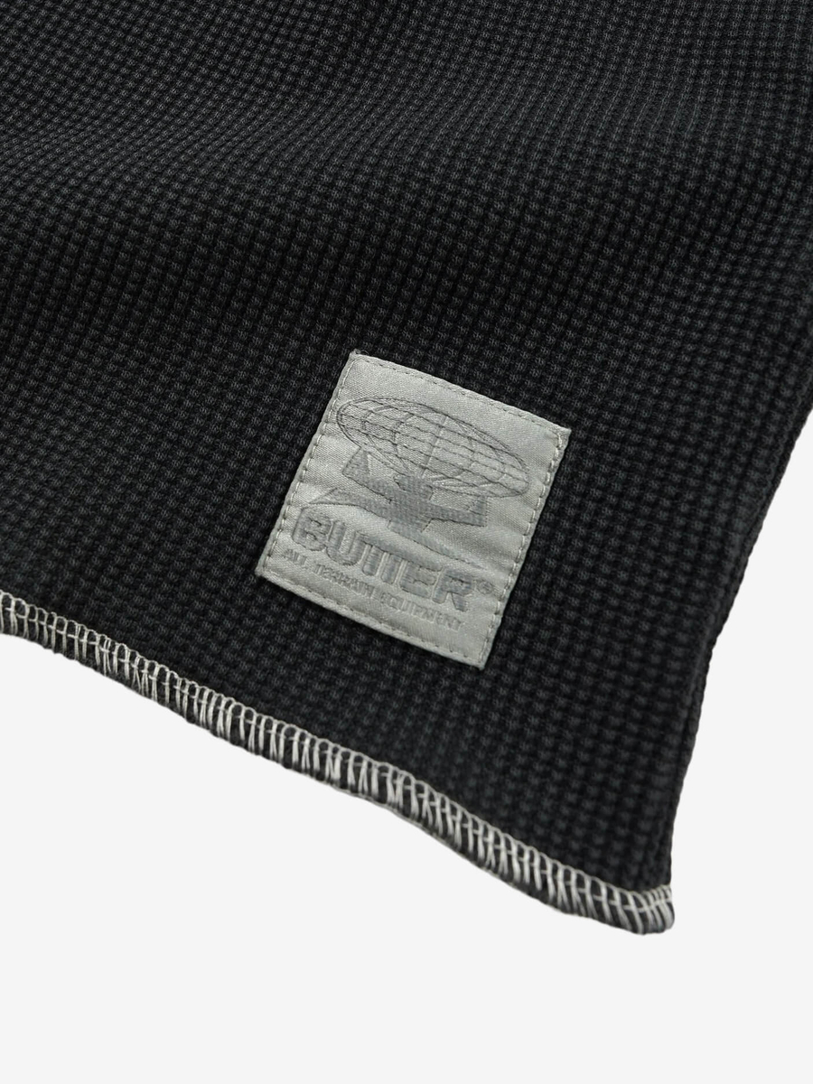 BUTTER GOODS — Лонгслив Waffle L/S Top Washed Black