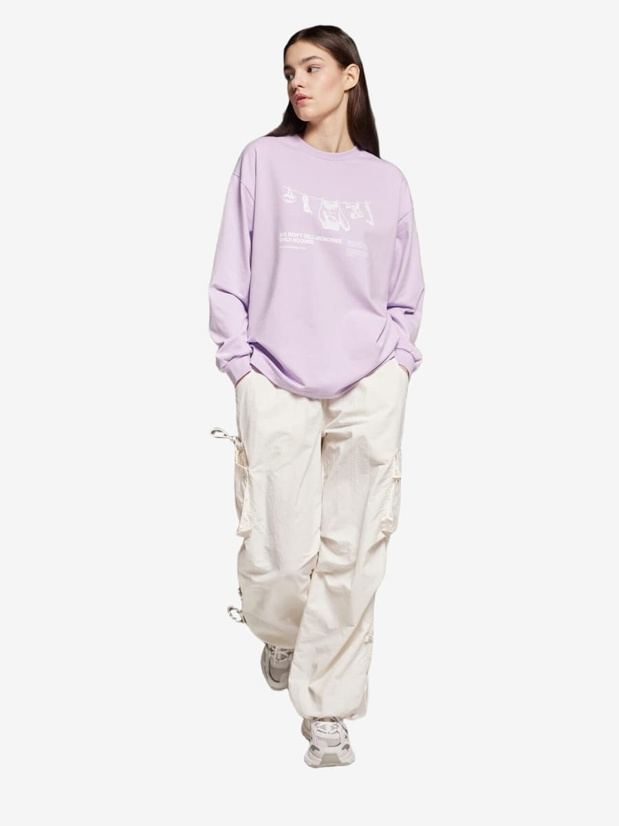 CALLED A GARMENT — Лонгслив Climber Лавандовый