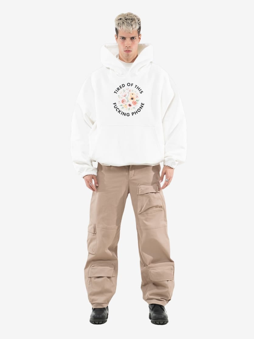 ZNY — Худи Tired ss25 White