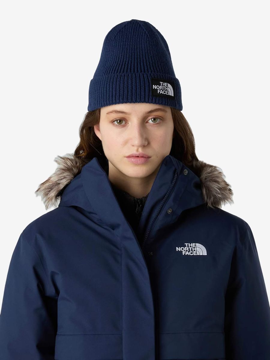 THE NORTH FACE — Шапка Logo Cuff Beanie Summit Navy