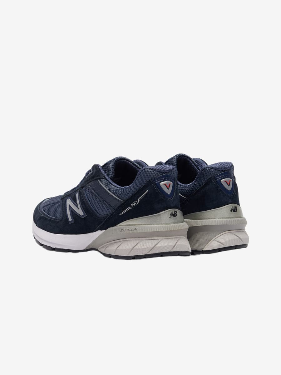 NEW BALANCE — Кроссовки 990 V5 Navy/Silver