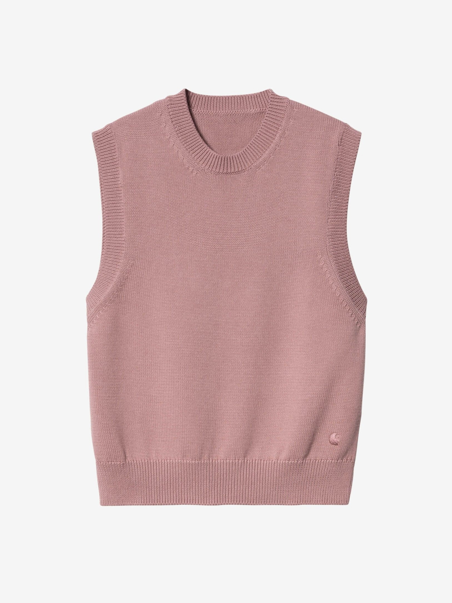 CARHARTT WIP — Жилет вязаный Chester Vest Glassy Pink