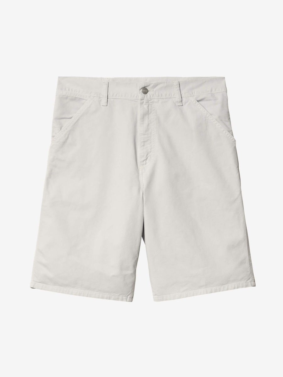 CARHARTT WIP — Шорты Single Knee Sonic Silver Garment Dyed