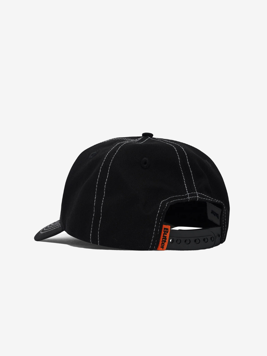 BUTTER GOODS — Кепка Nail 5 Panel Cap Black