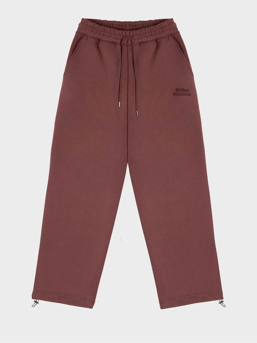 BRÛLER D’AMOUR — Штаны Basic Pants Brick