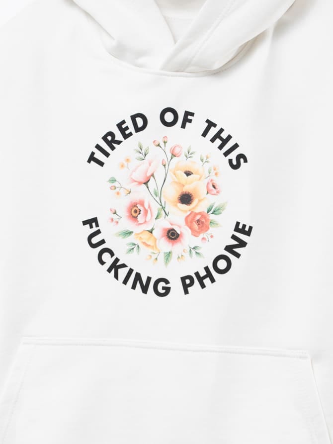 ZNY — Худи Tired ss25 White