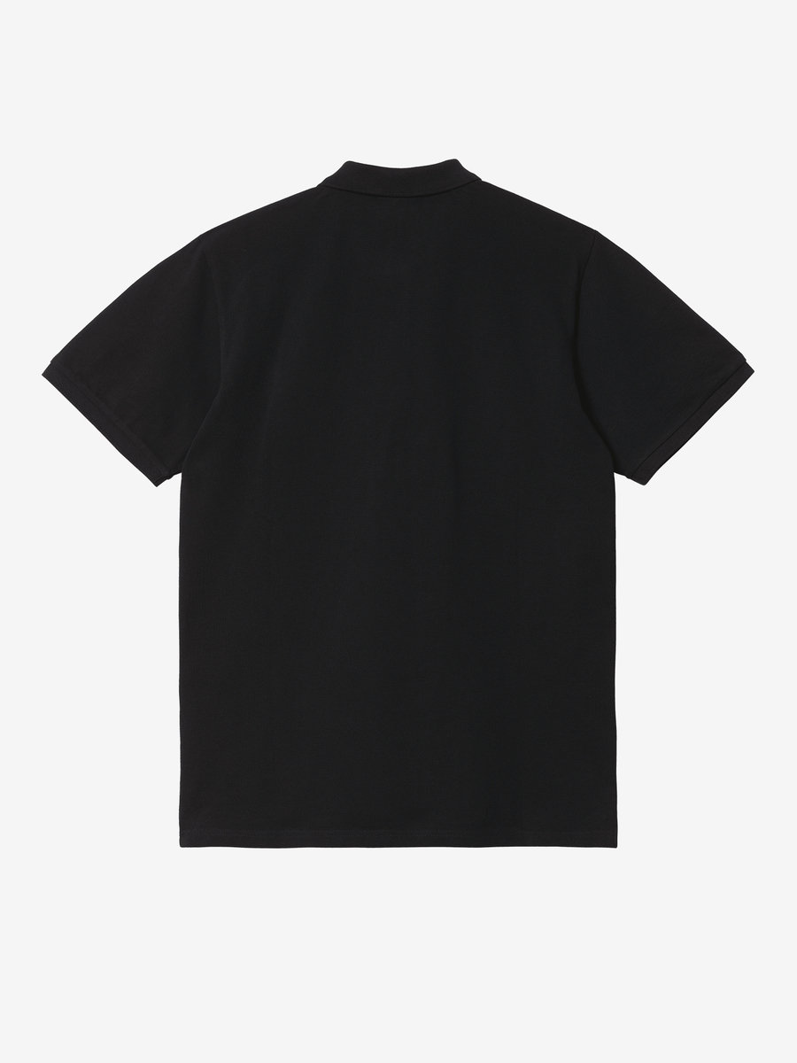 CARHARTT WIP — Футболка Поло Chase Pique Black/Gold