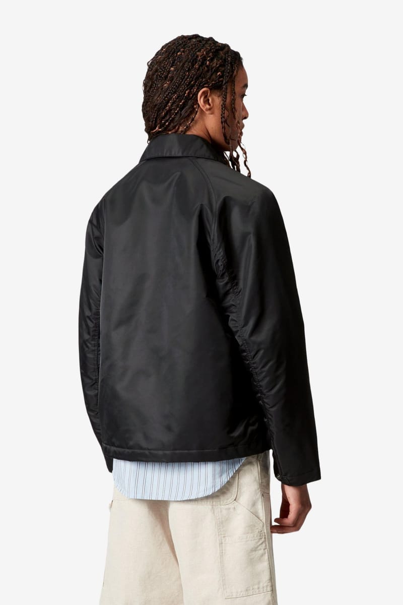 CARHARTT WIP — Куртка Alumni Chore Coat Black/Scarlet