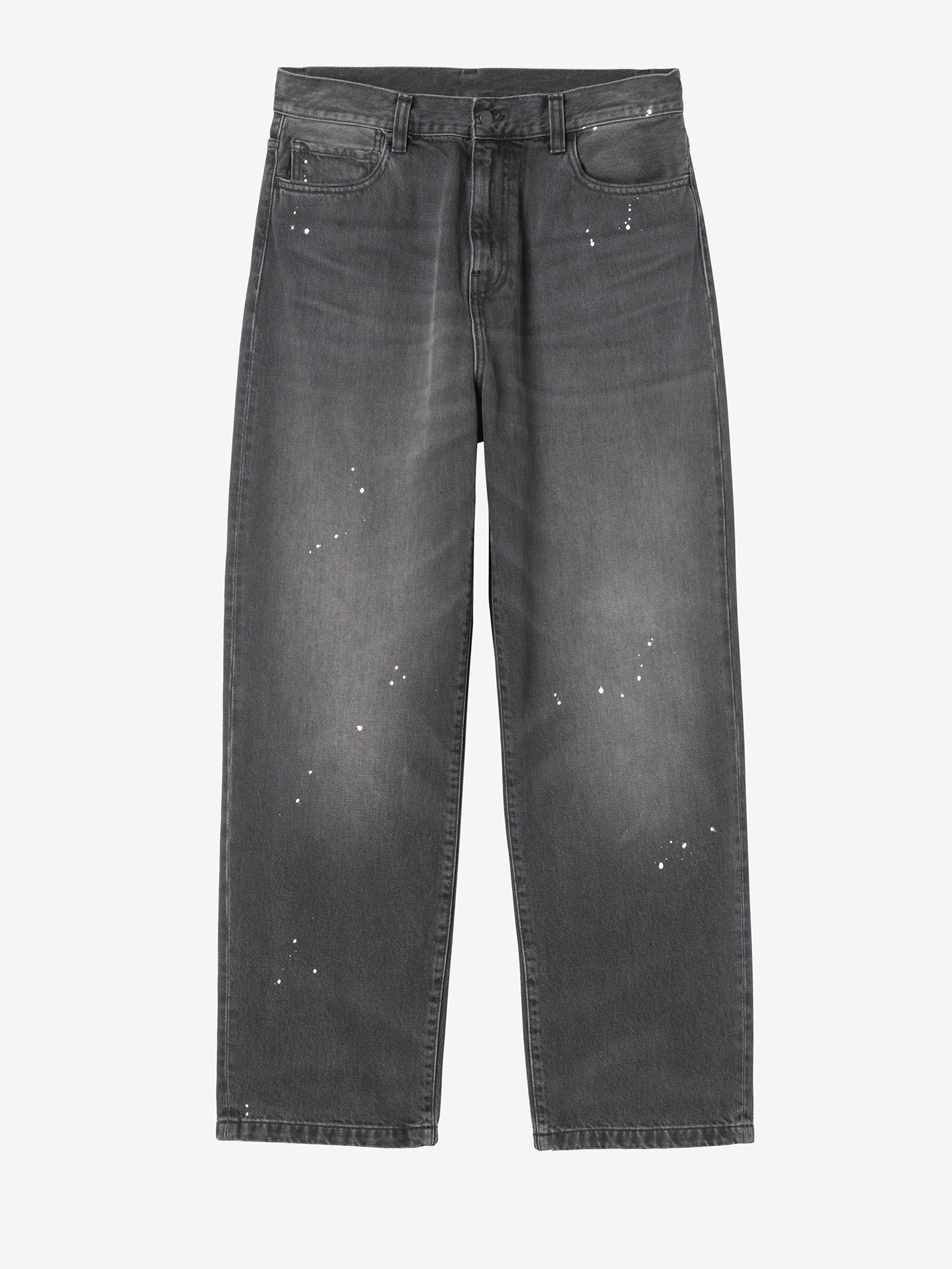 CARHARTT WIP — Джинсы Landon Black (Destroy Wash, Splatter)