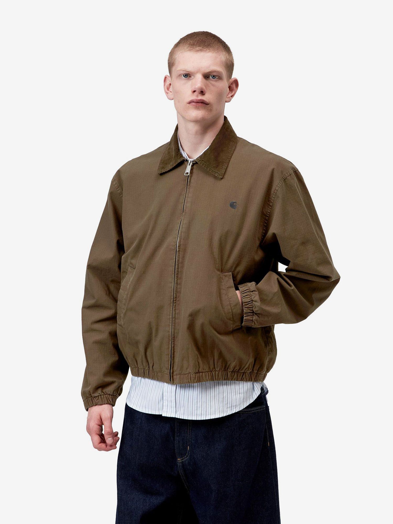 CARHARTT WIP — Куртка Madison Ripstop Jacket Dark Beech/Black (Garment Dyed)