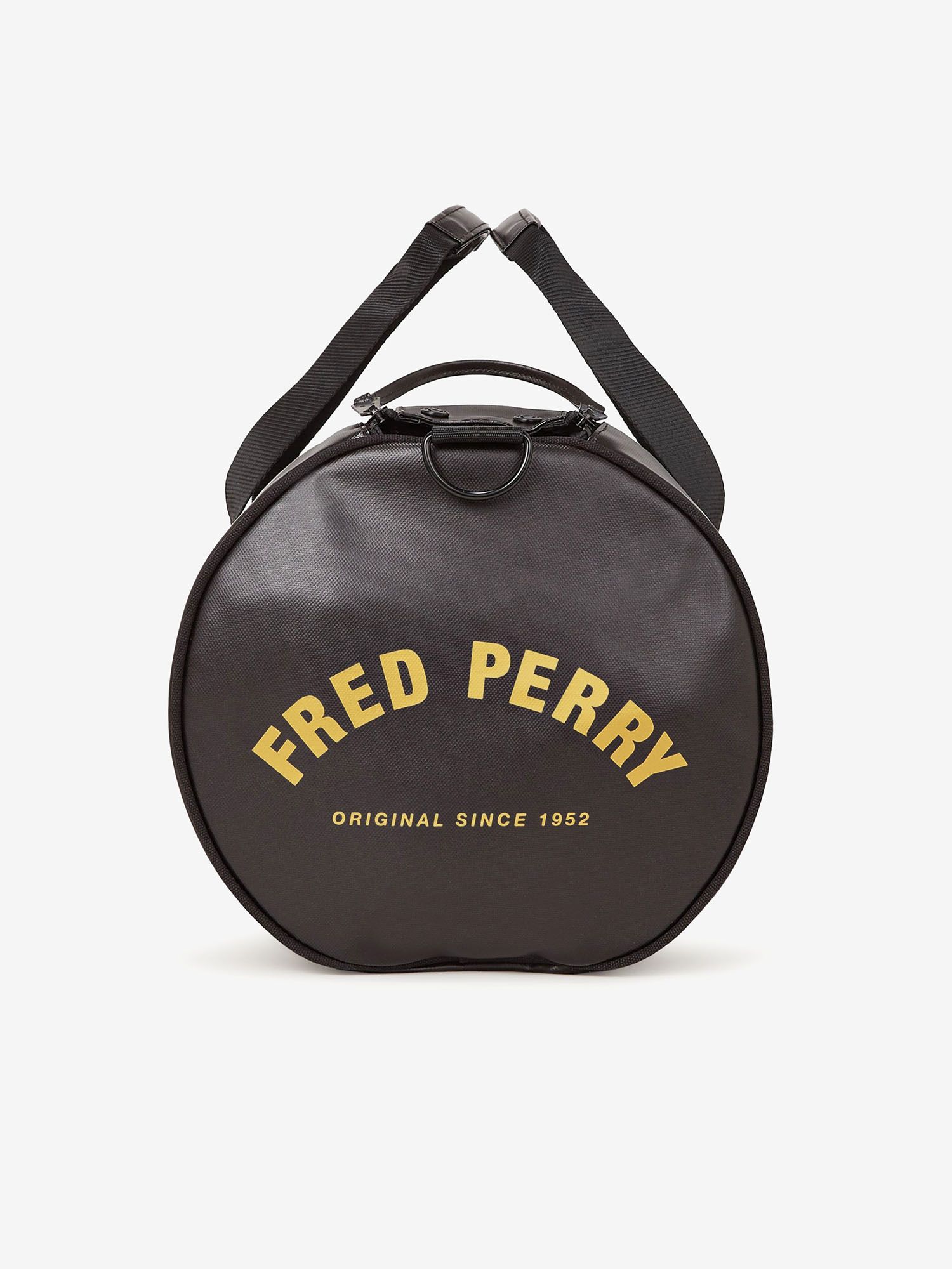 FRED PERRY — Сумка Tonal Barrel Bag Black/Gold