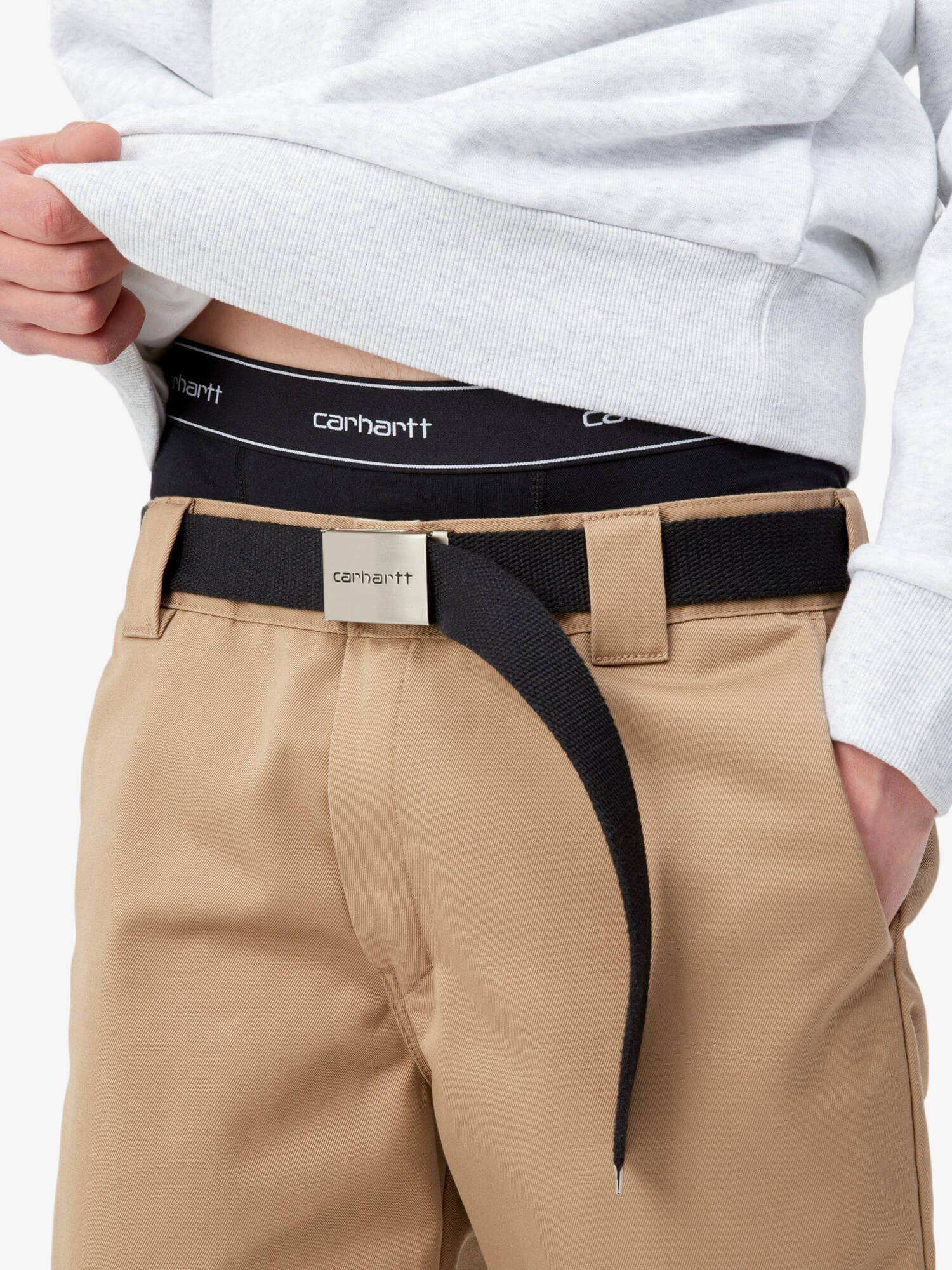 CARHARTT WIP — Трусы Cotton Trunks Black/Black