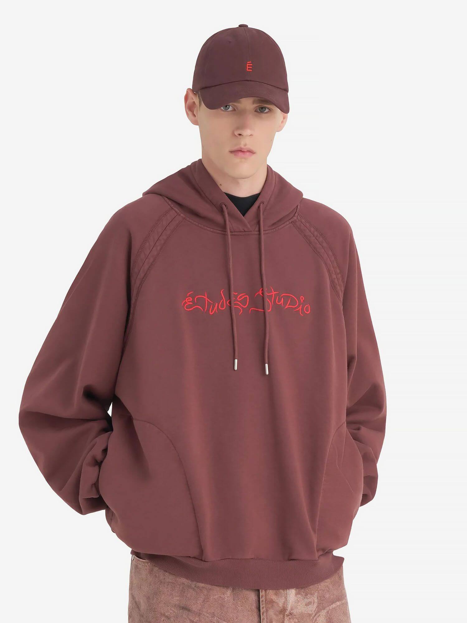 ÉTUDES STUDIO — Худи Oversize Hoodie Dream Dark Red