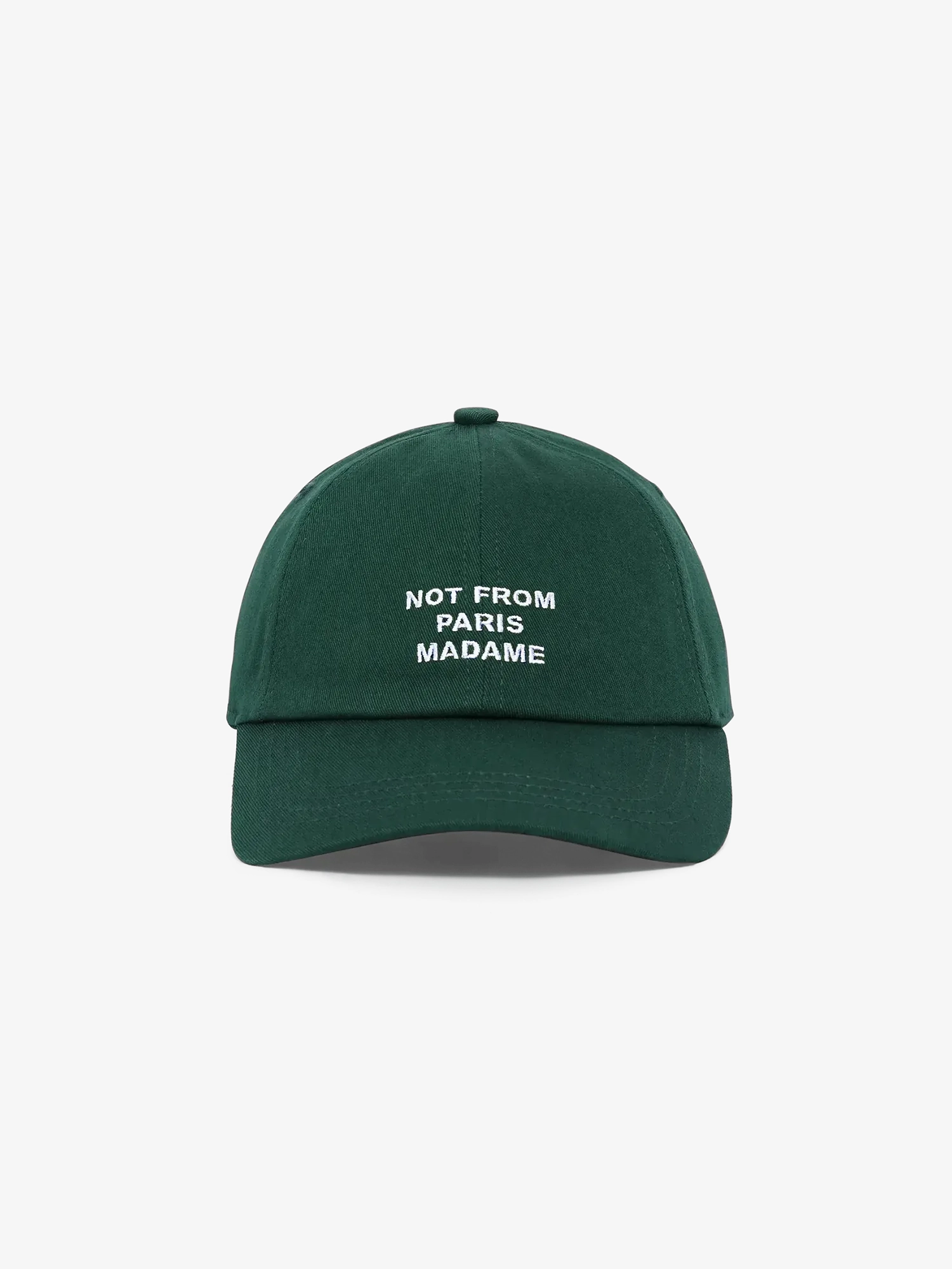 DRÔLE DE MONSIEUR — Кепка Slogan Cap Dark Green