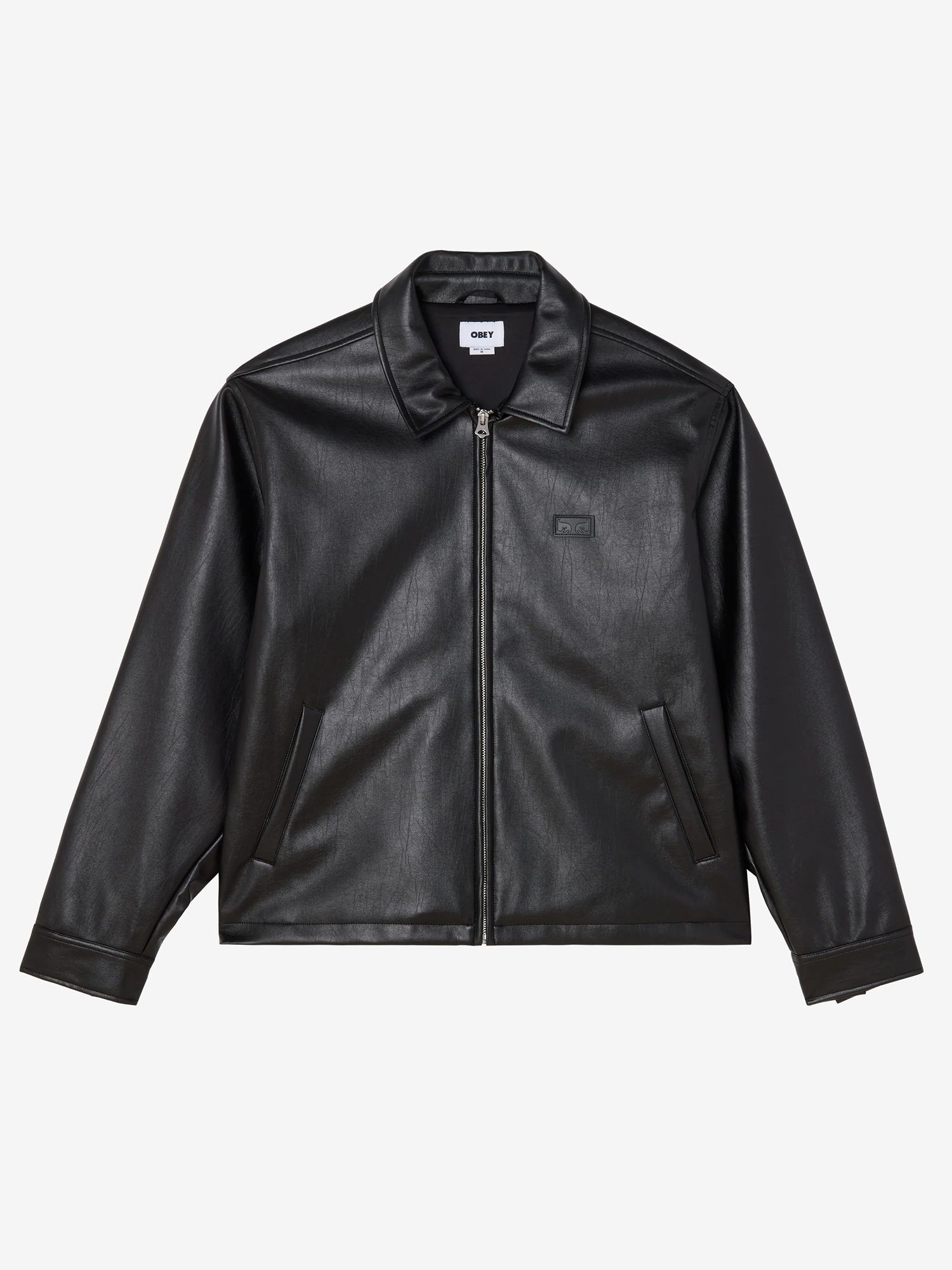 OBEY — Куртка Workman PU Jacket Black
