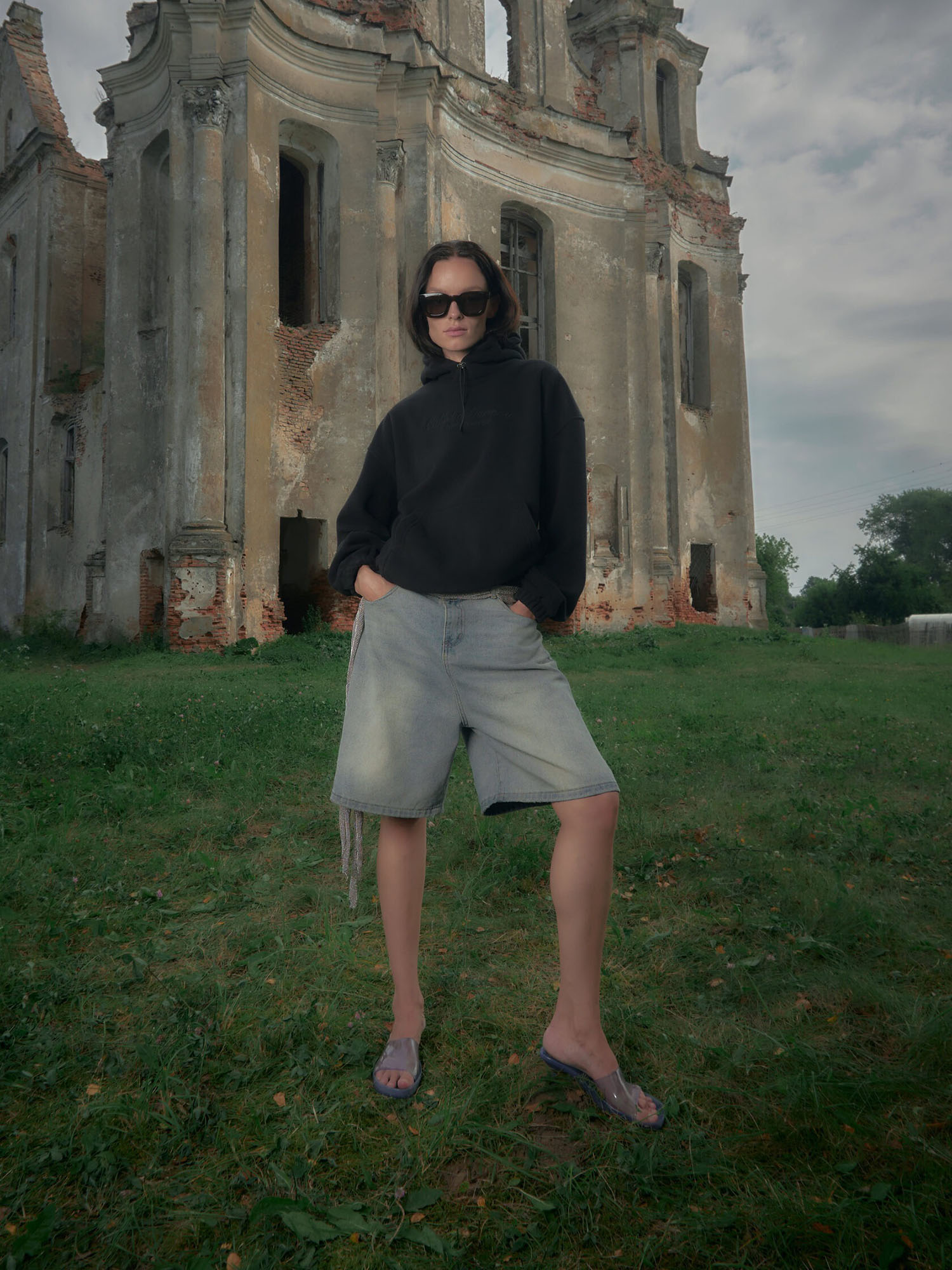 CALLED A GARMENT — Худи Classic CG Hoodie Черный