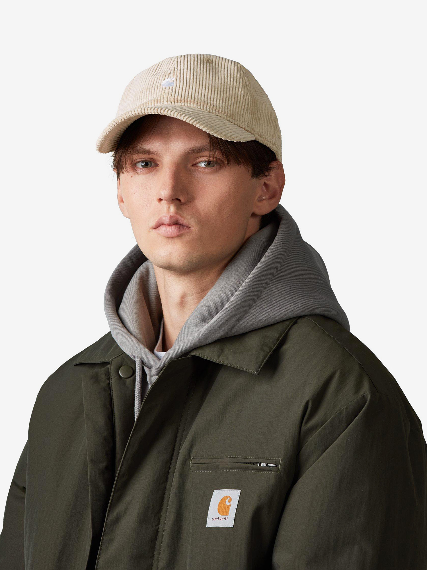 CARHARTT WIP — Кепка Harlem Wall/White