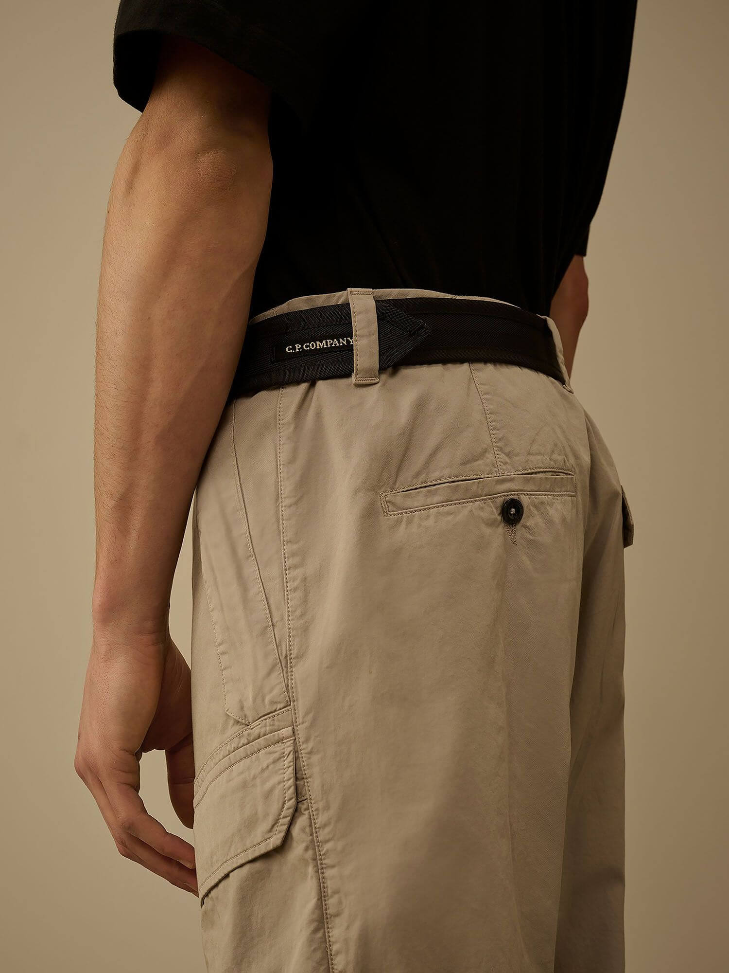 C.P. COMPANY — Ремень Herringbone Tape Belt Black