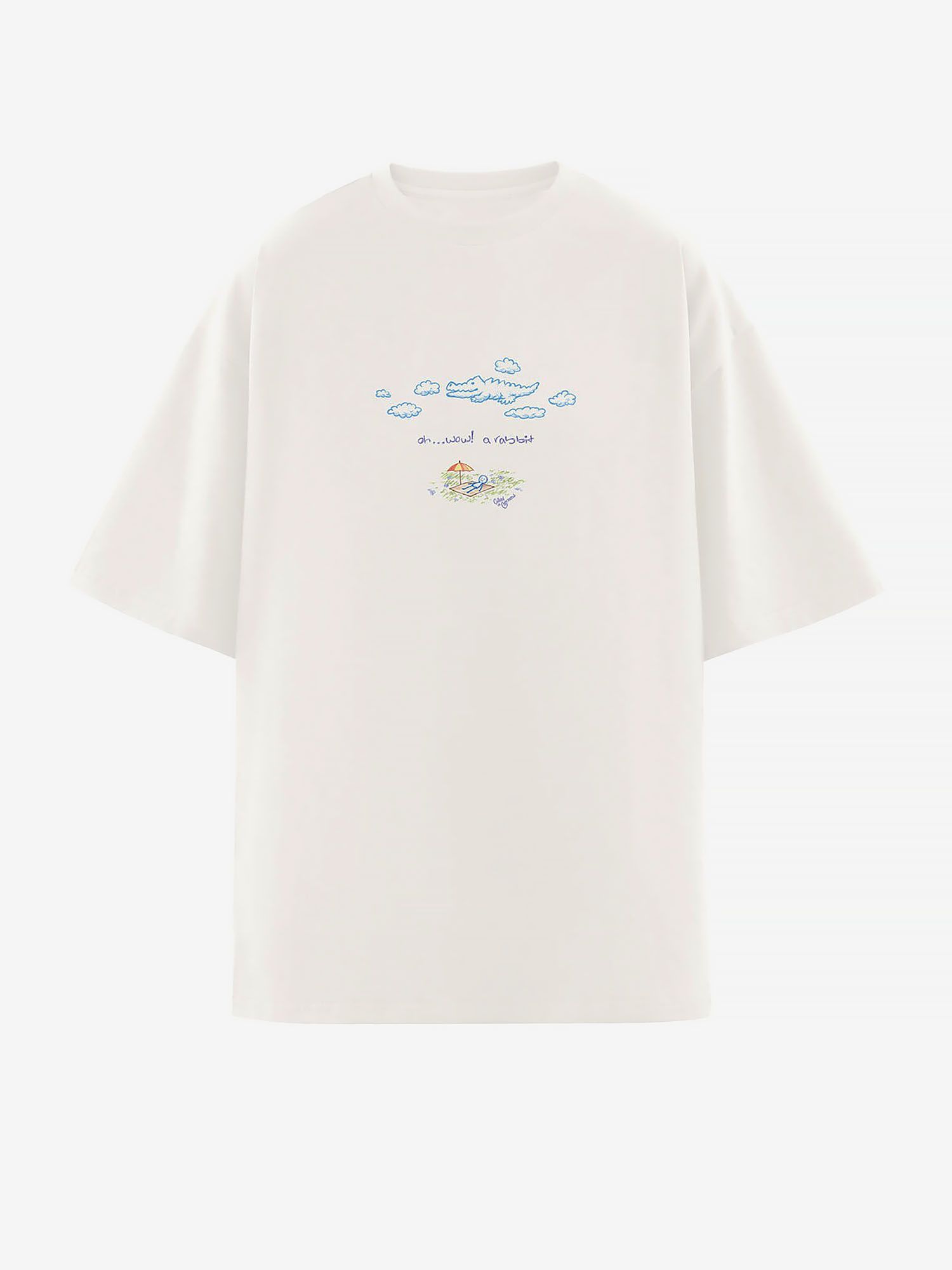 CALLED A GARMENT — Футболка Doodle Chump молочный