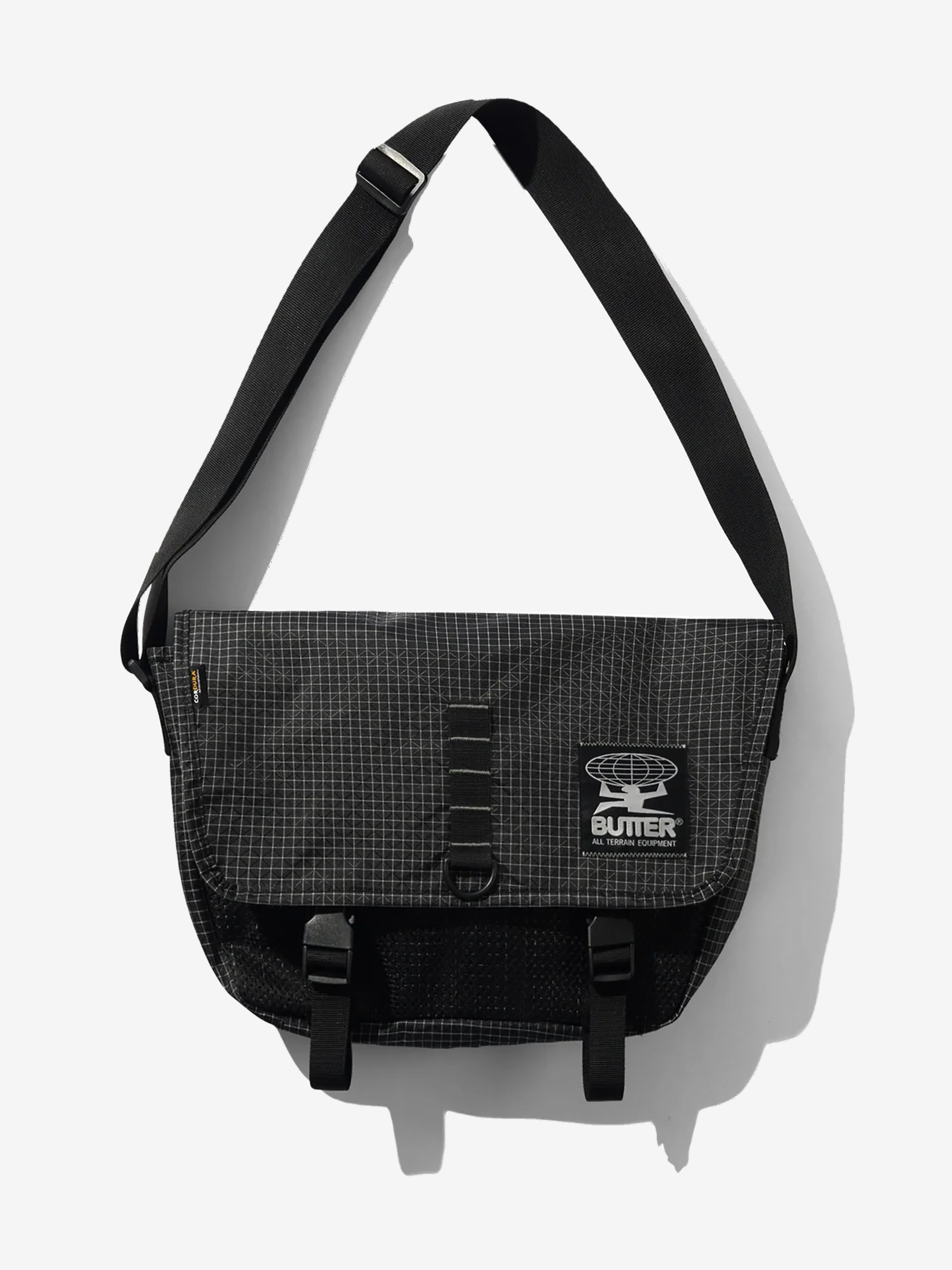 BUTTER GOODS — Сумка Cordura Commute Side Bag Black