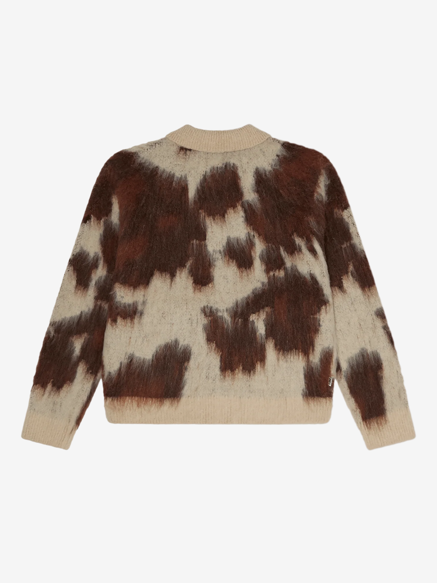OBEY — Свитер Cow Pattern ZIP Sweater Cow Multi