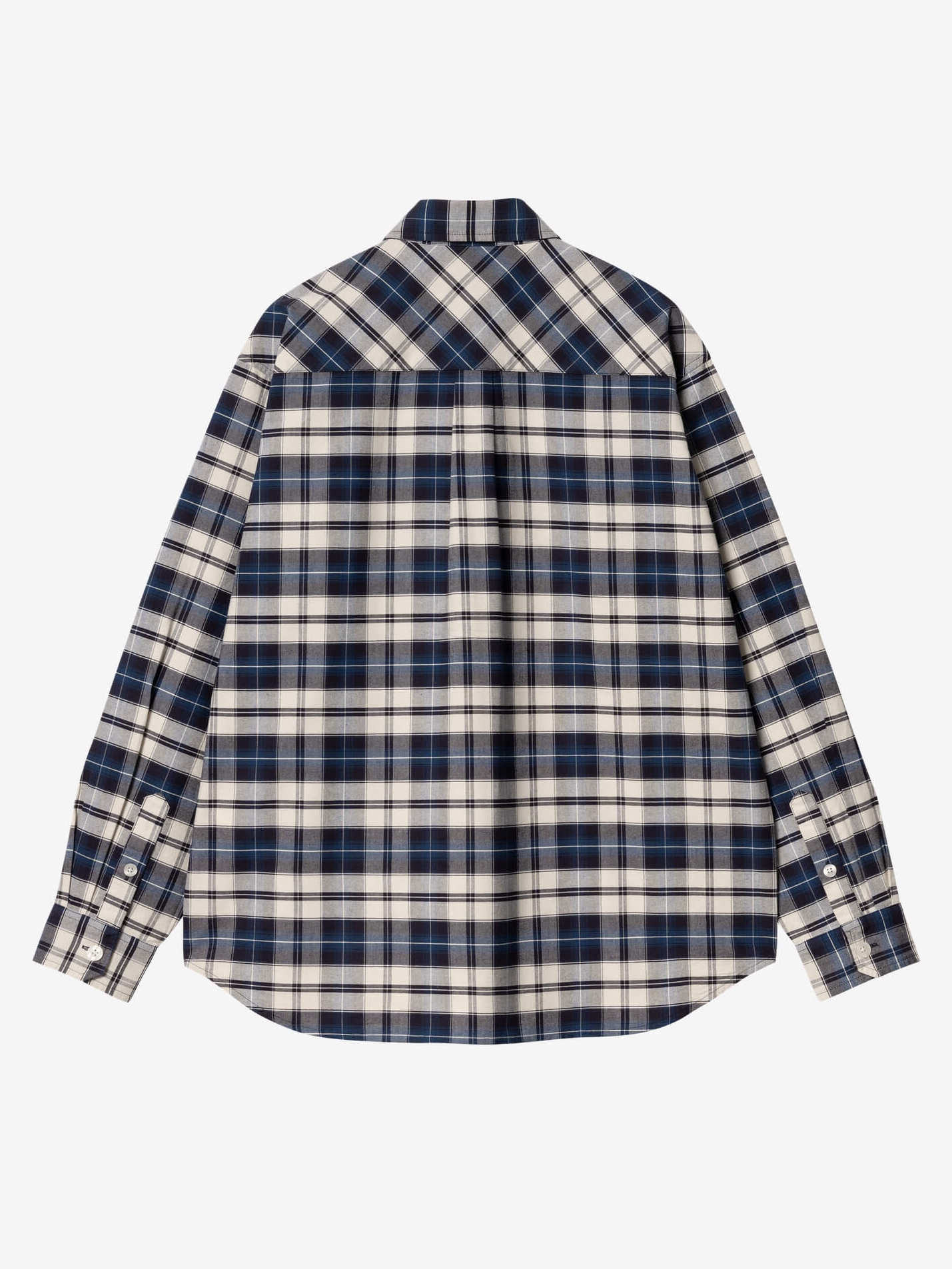 CARHARTT WIP — Рубашка Tarbell Check Dark Navy/White