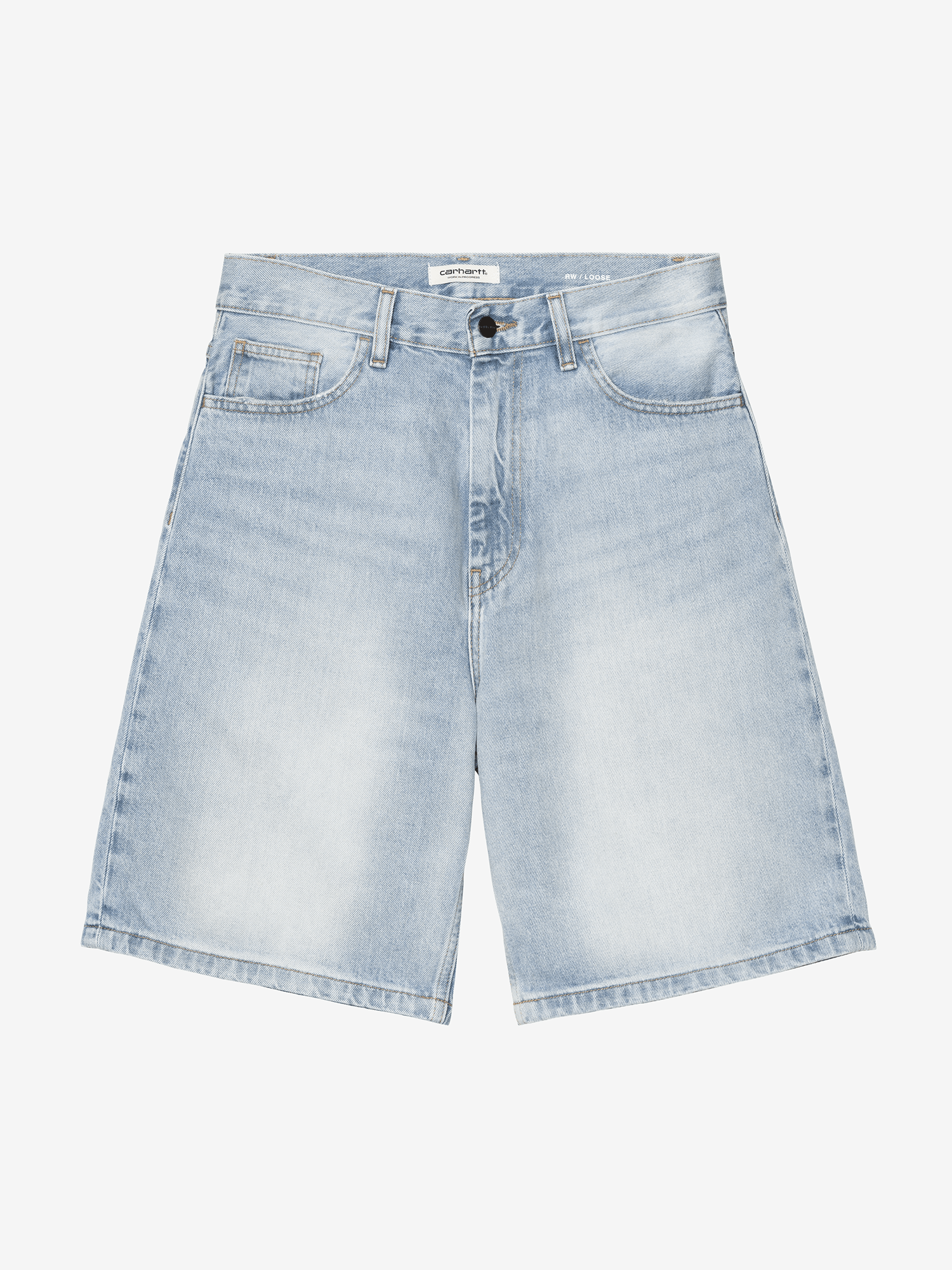 CARHARTT WIP — Шорты W' Brandon Blue (Heavy Worn Bleached)