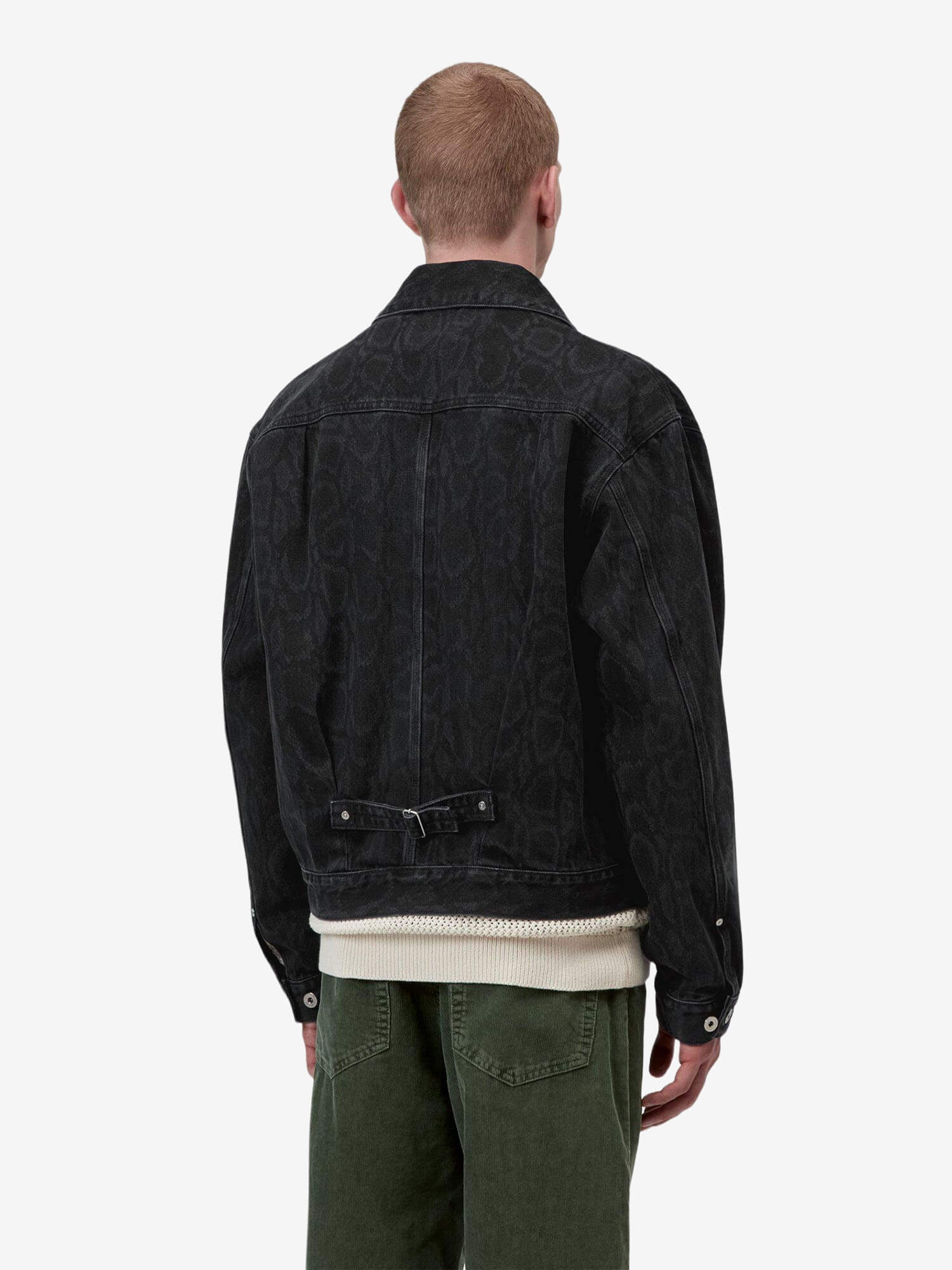 CARHARTT WIP — Куртка Belmar Jacket Snake Camo Black (Heavy Stone Wash)