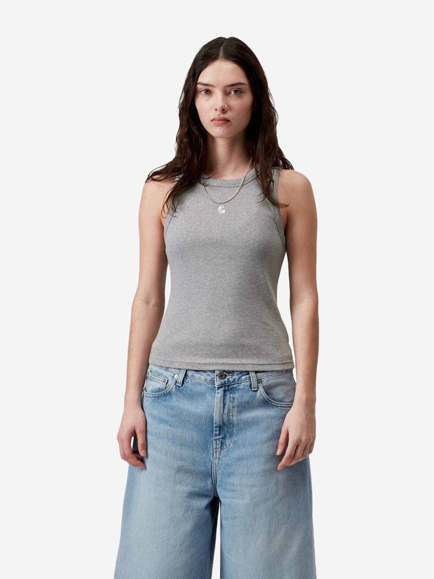 CARHARTT WIP — Майка W Philips Grey Heather