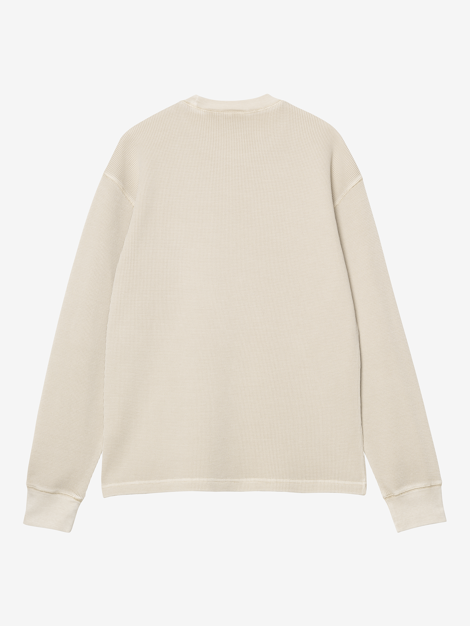 CARHARTT WIP — Лонгслив L/S Vista Waffle Fleur De Sel (Garment Dyed)