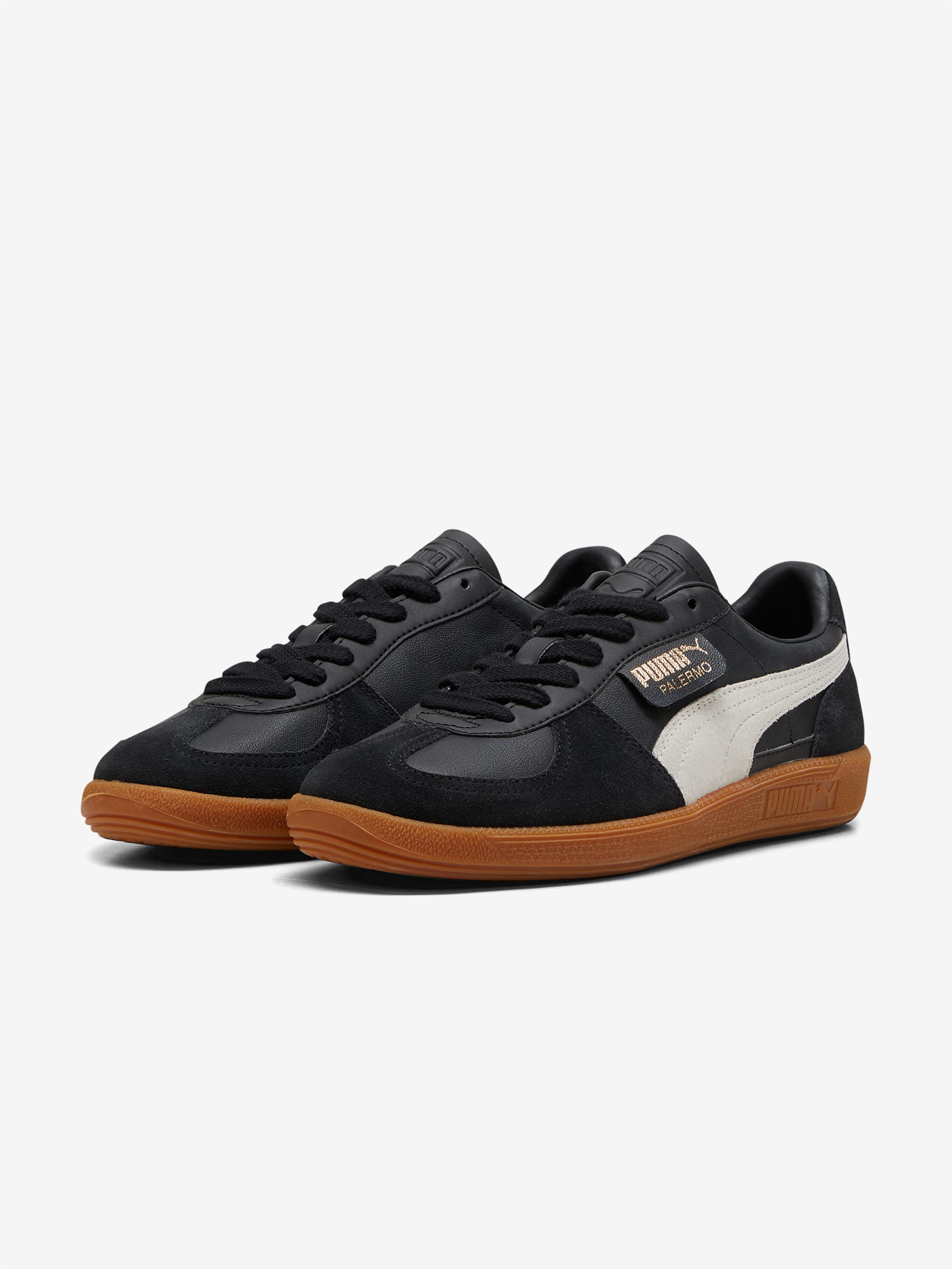 PUMA — Кроссовки Palermo Leather Black/Gum