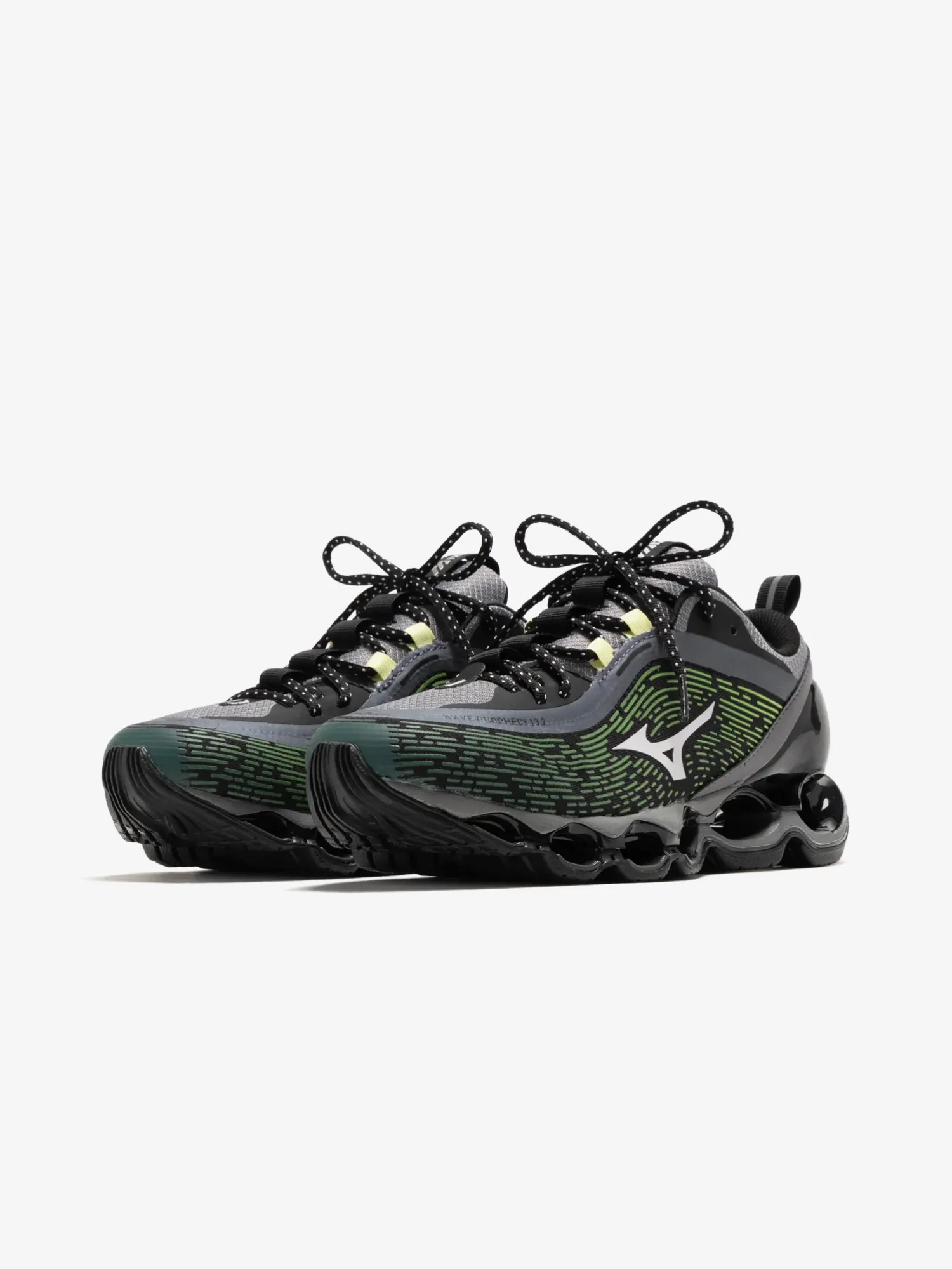 MIZUNO — Кроссовки Wave Prophecy 13.2 Green Glow/Quite Shade