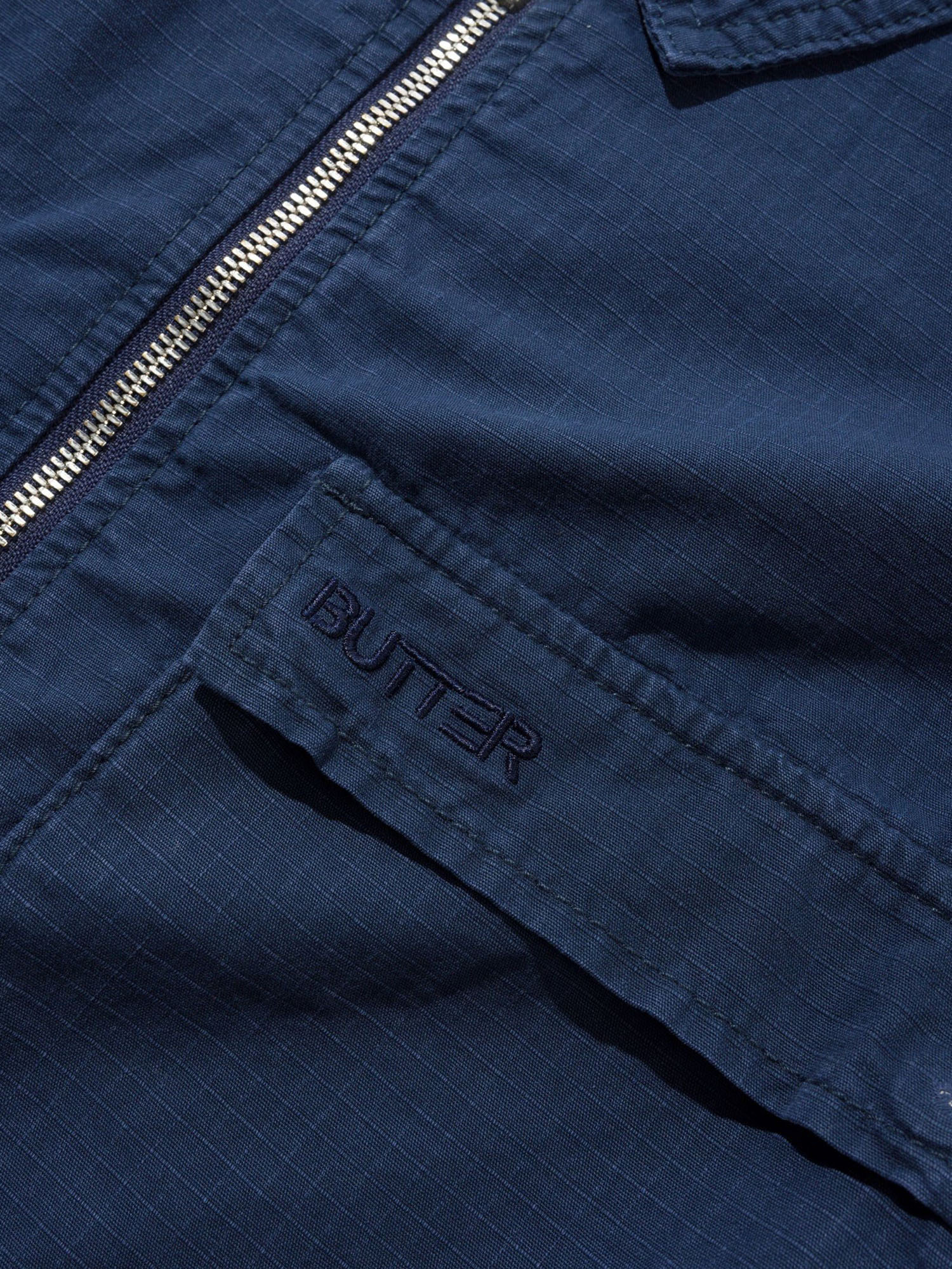 BUTTER GOODS — Куртка Ripstop Chore Jacket Washed Navy
