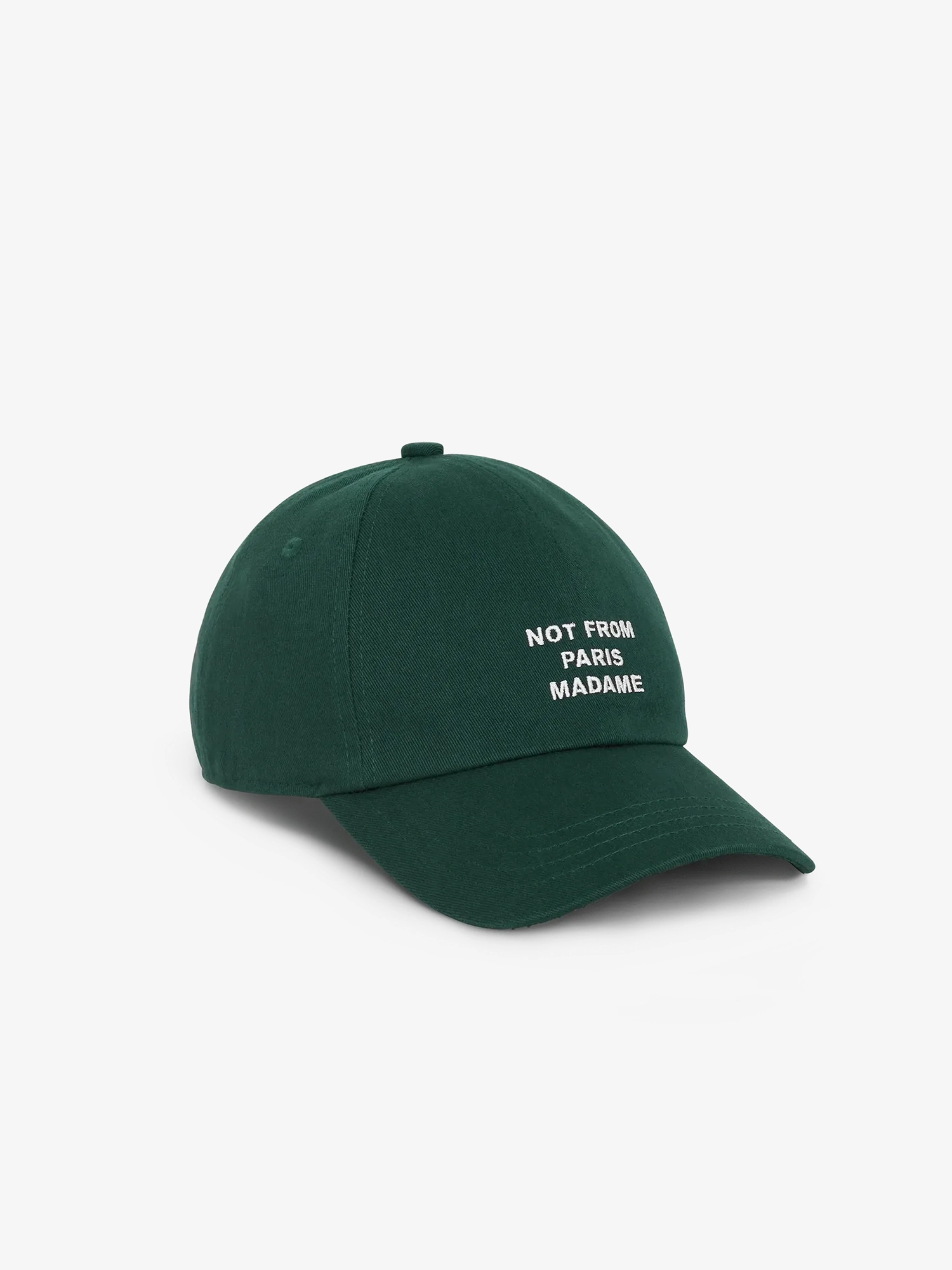 DRÔLE DE MONSIEUR — Кепка Slogan Cap Dark Green