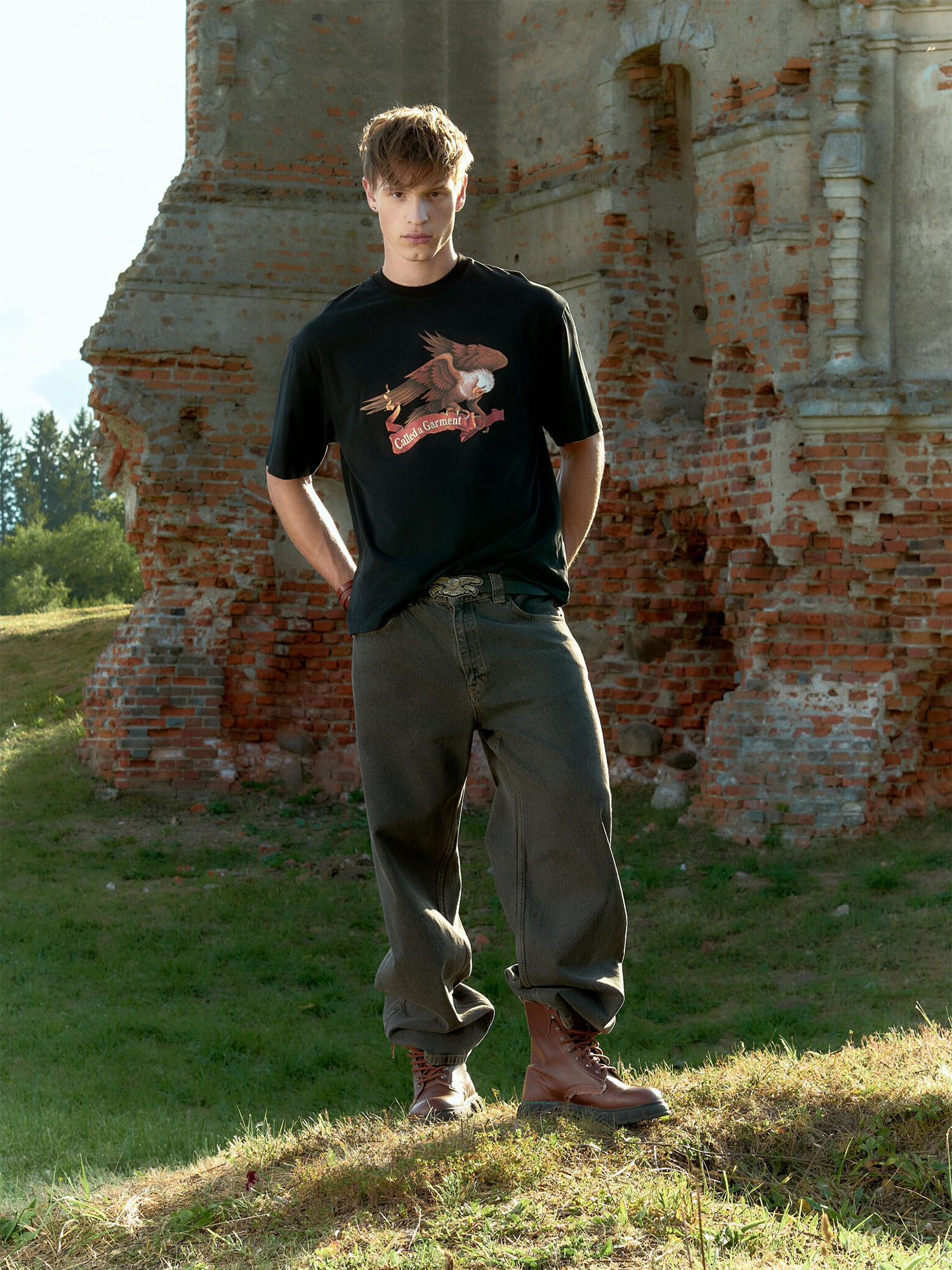 CALLED A GARMENT — Футболка Savage Freedom Черный