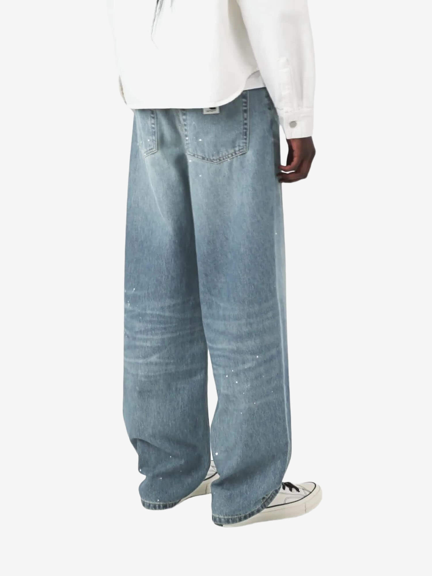 CARHARTT WIP — Джинсы W Arin Pant Blue (Destroy Wash, Splatter)