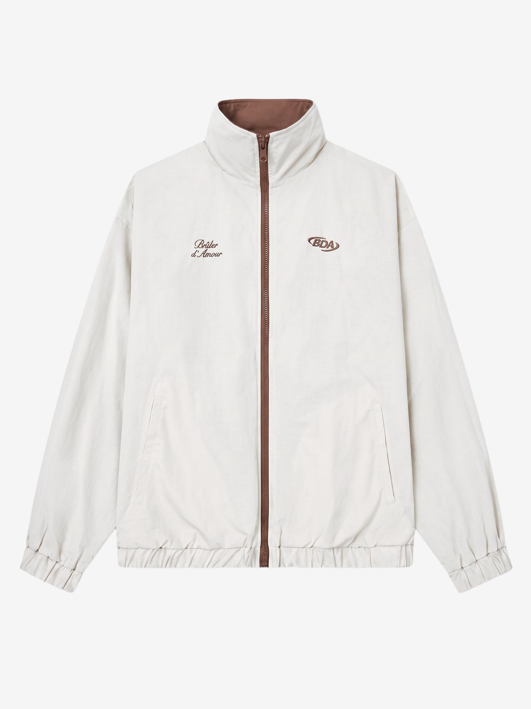 BRÛLER D’AMOUR — Куртка Double Face Track Jacket Regular Black