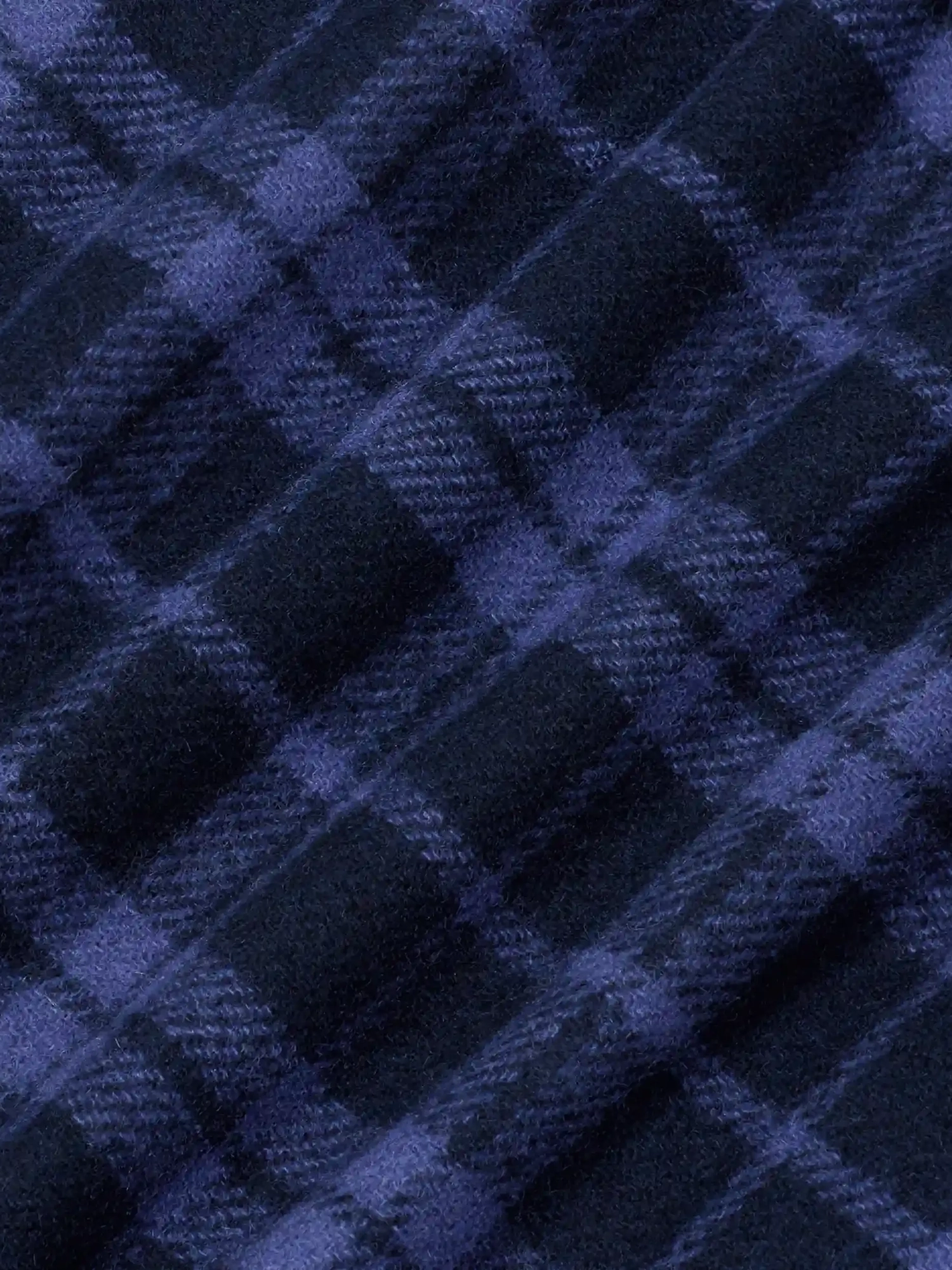 DRÔLE DE MONSIEUR — Куртка Check Flannel Jacket With Slogan Navy