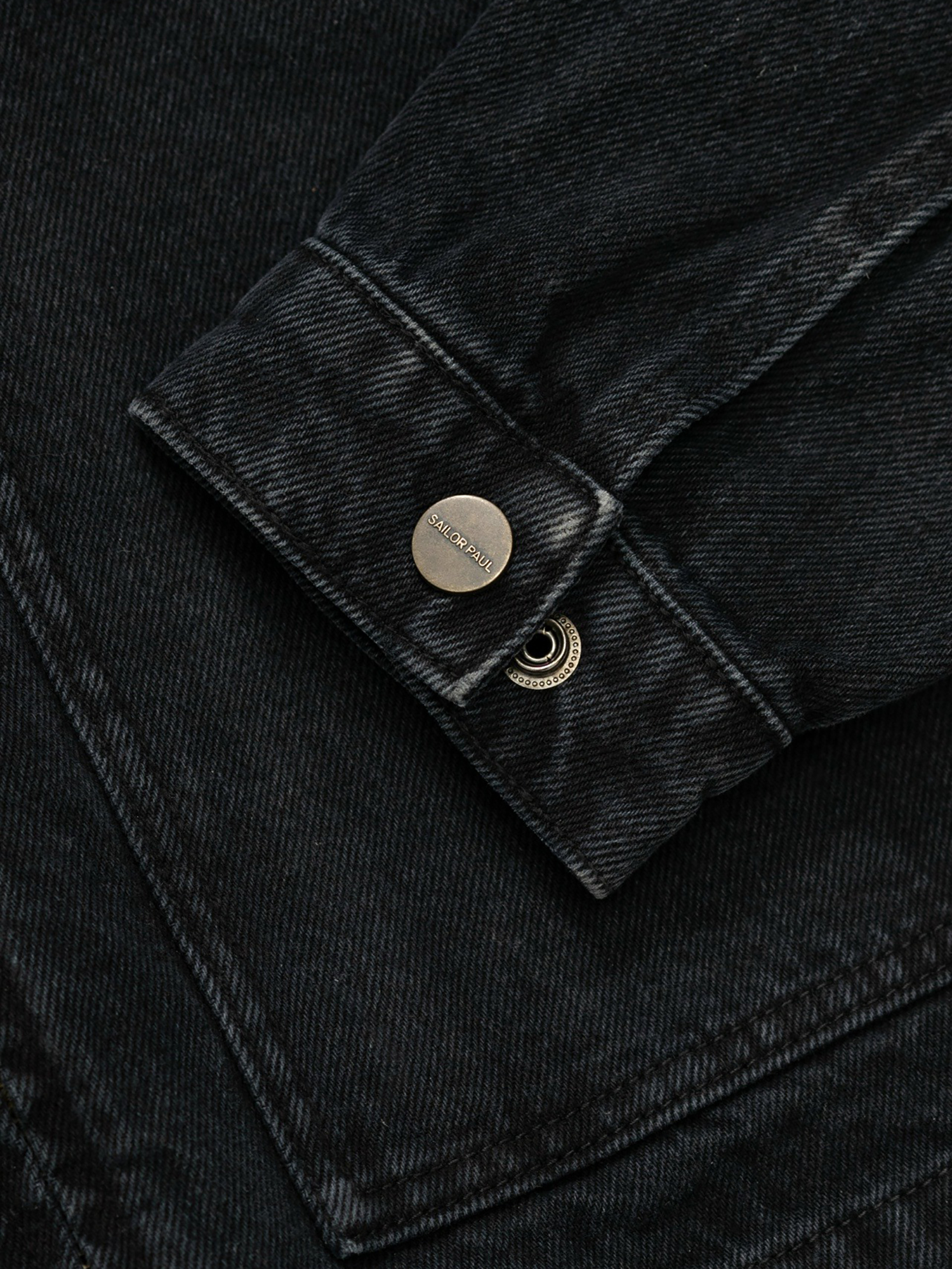 SAILOR PAUL — Куртка SP Dock Denim Jacket Черный (Стонвош)