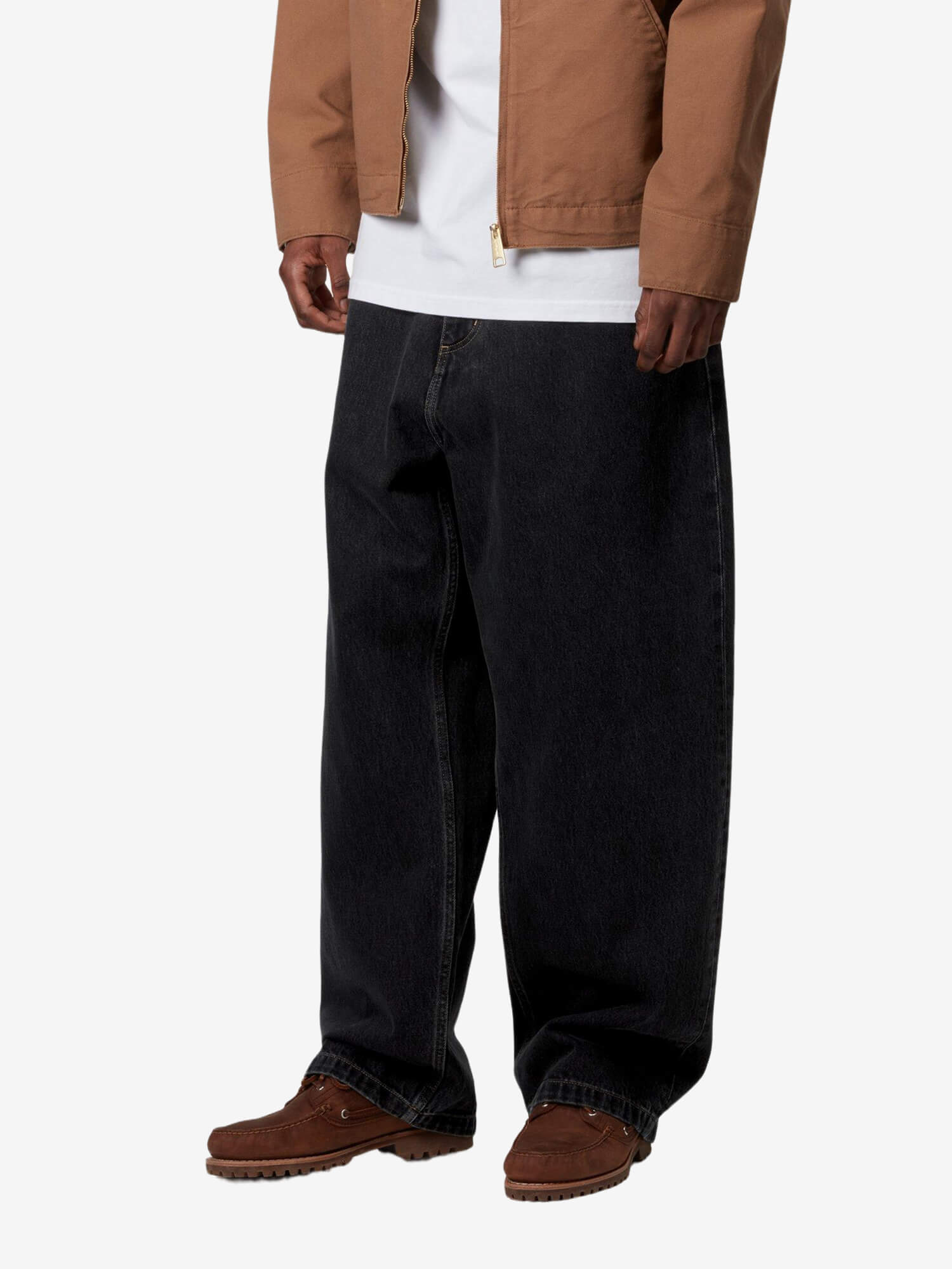 CARHARTT WIP — Джинсы Brandon Black (Stone Washed)