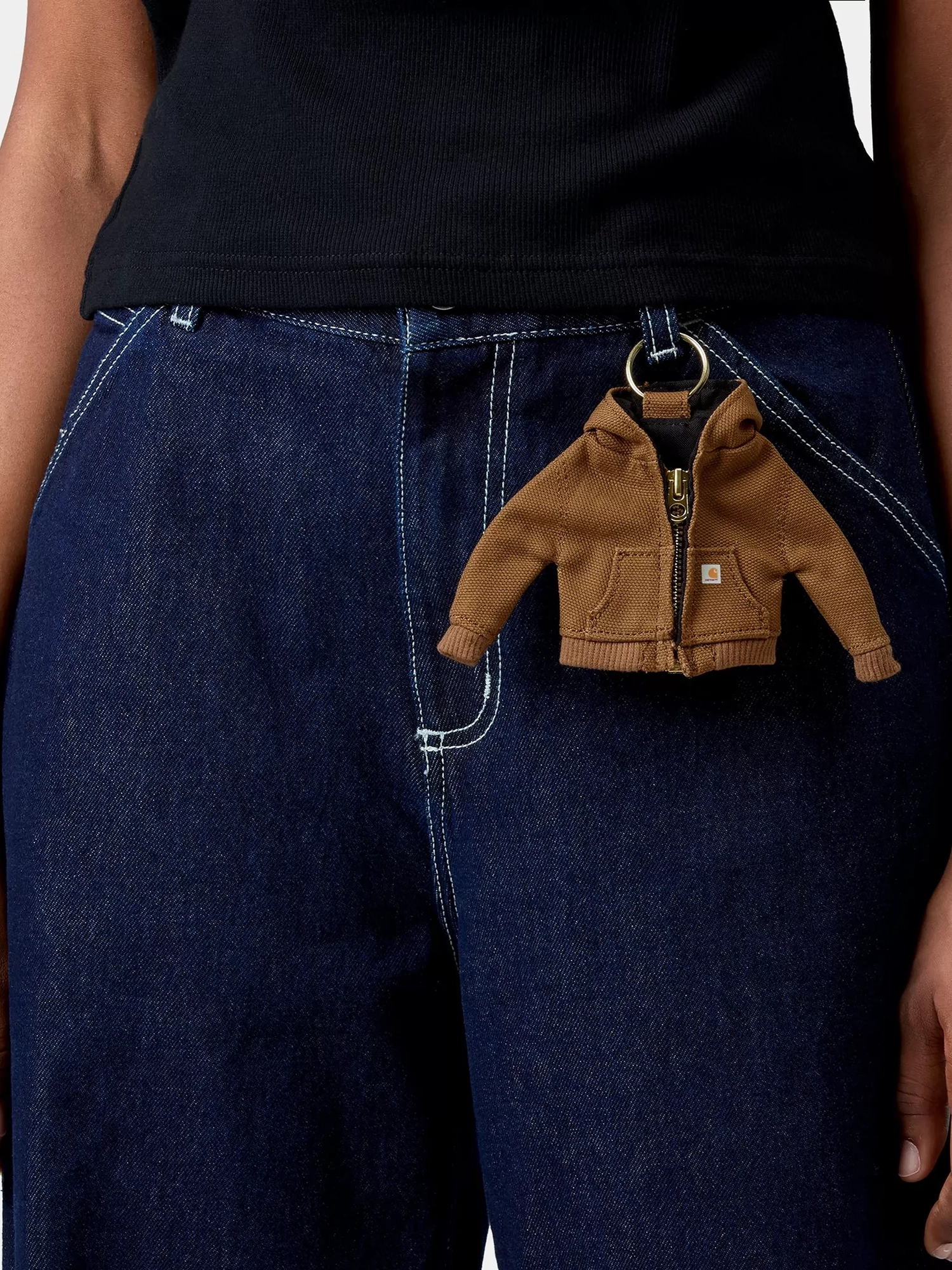 CARHARTT WIP — Брелок Mini Active Jacket Keychain Hamilton Brown