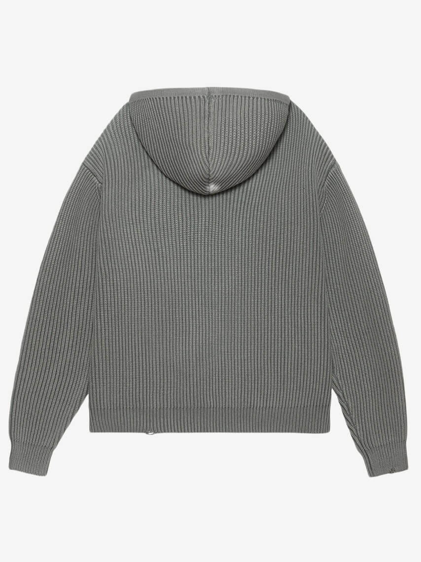 BRÛLER D’AMOUR — Худи Zip Blesser Grey (Garment Wash)