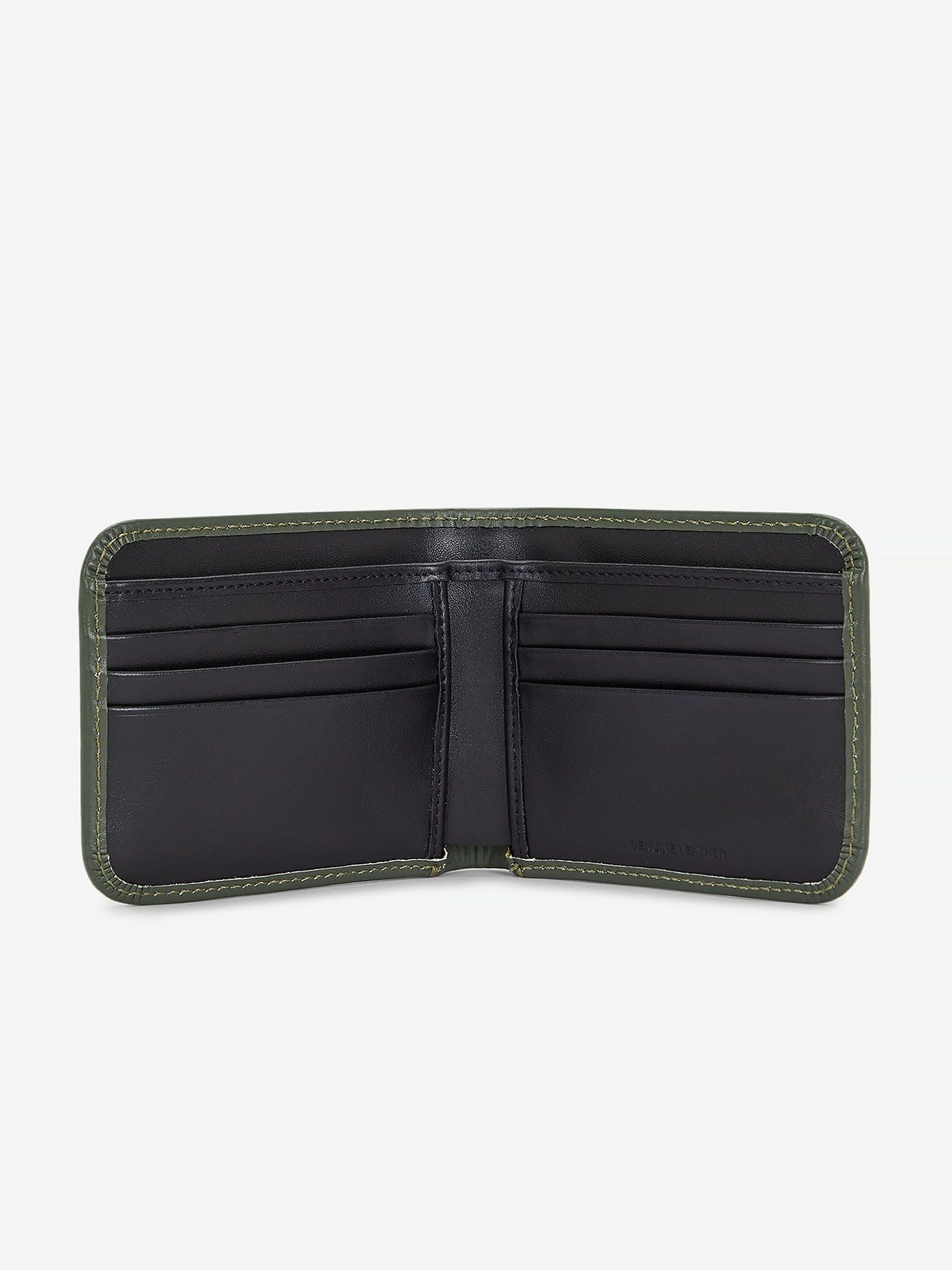 FRED PERRY — Кошелек Smooth Leather Billfold Wallet Laurel Green Wreath