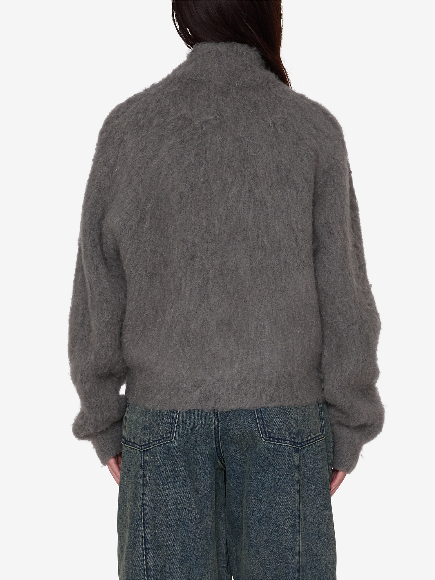 OBEY — Свитер W Caia Sweater Bomber Charcoal